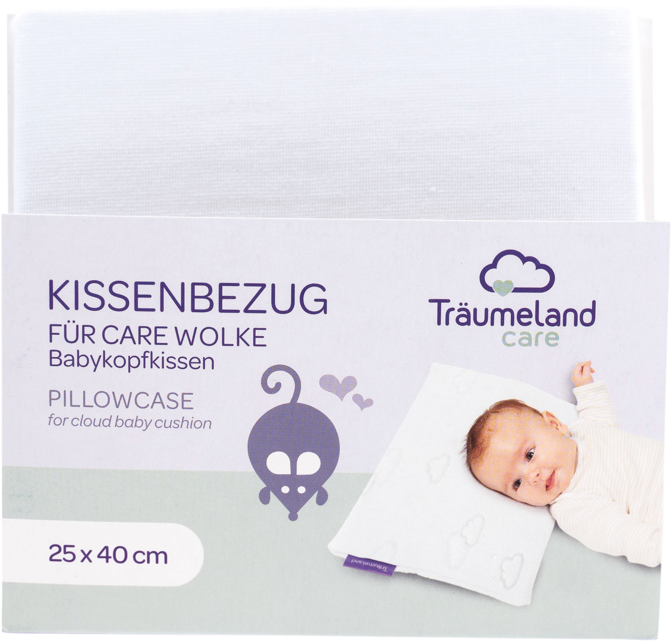 Träumeland Babykissen »Kissenbezug für WOLKE Babykopfkissen« günstig online kaufen