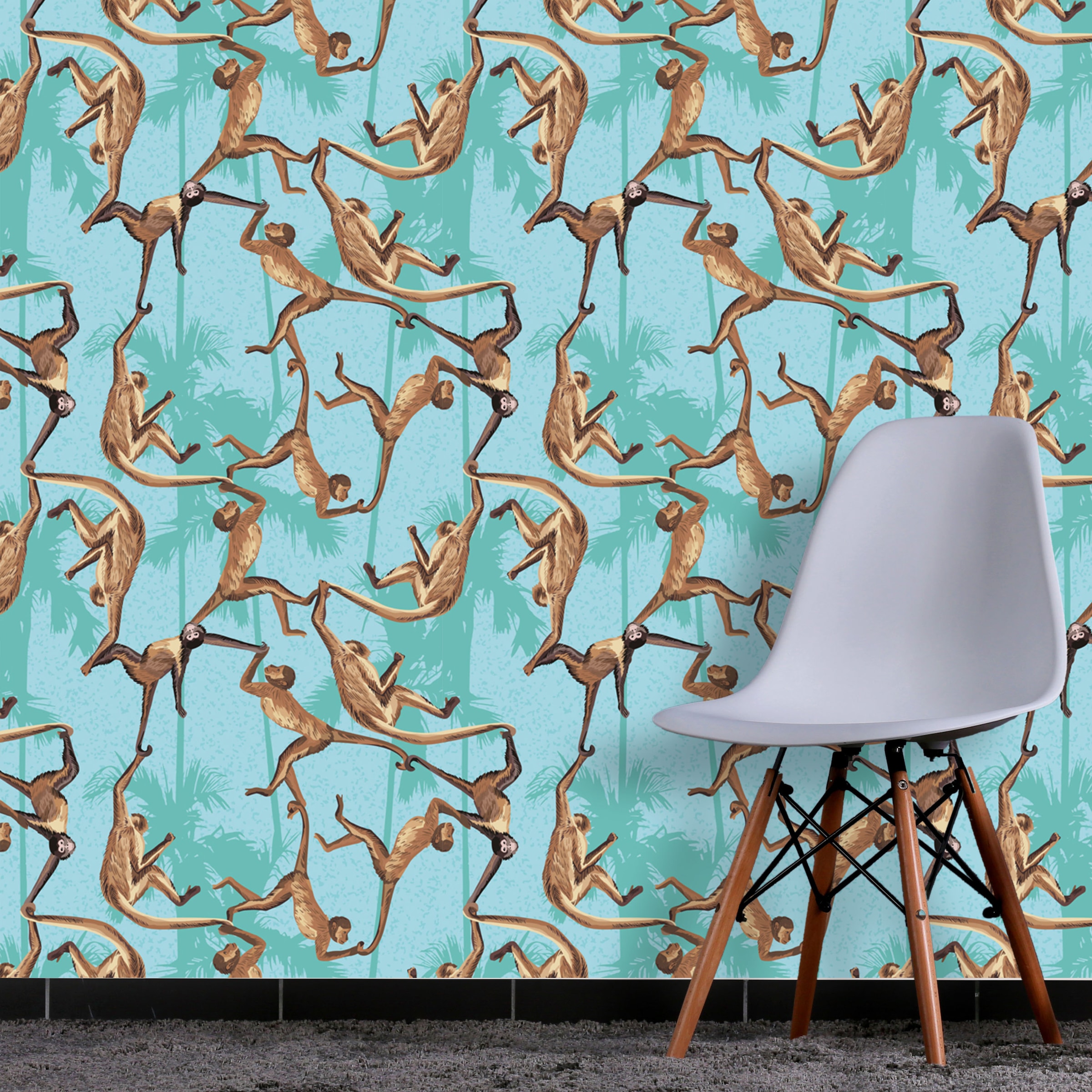 queence Vinyltapete »Divo«, animal print-Fellimitat-Motiv-bedruckt-Reptilienprägung-tropisch, 90x250cm, selbstklebend, kinderleichte Anbringung, Sticker