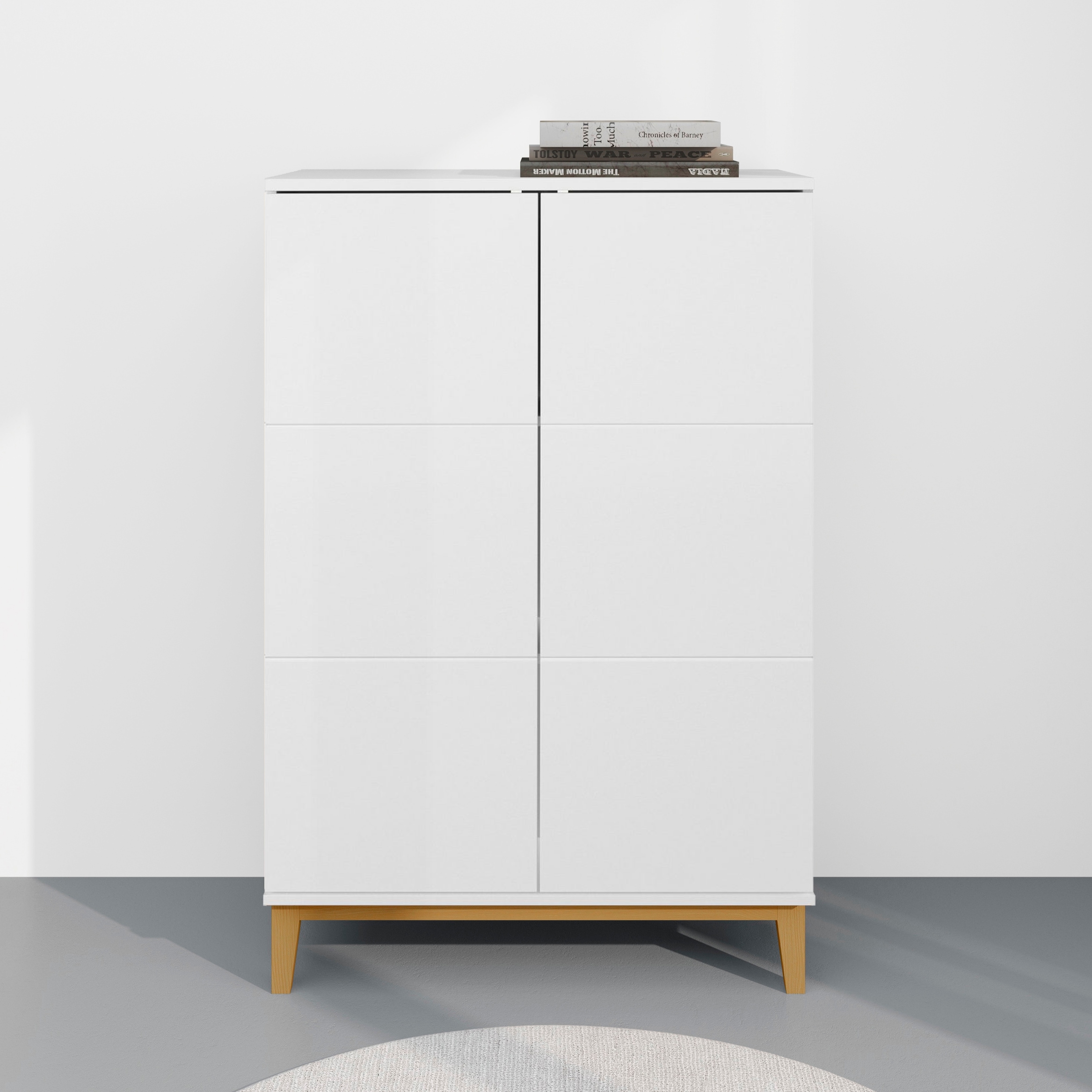 OTTO home Highboard »Maryd« 1 Stk. tlg. Hochkommode mit Untergestell in Holzoptik
