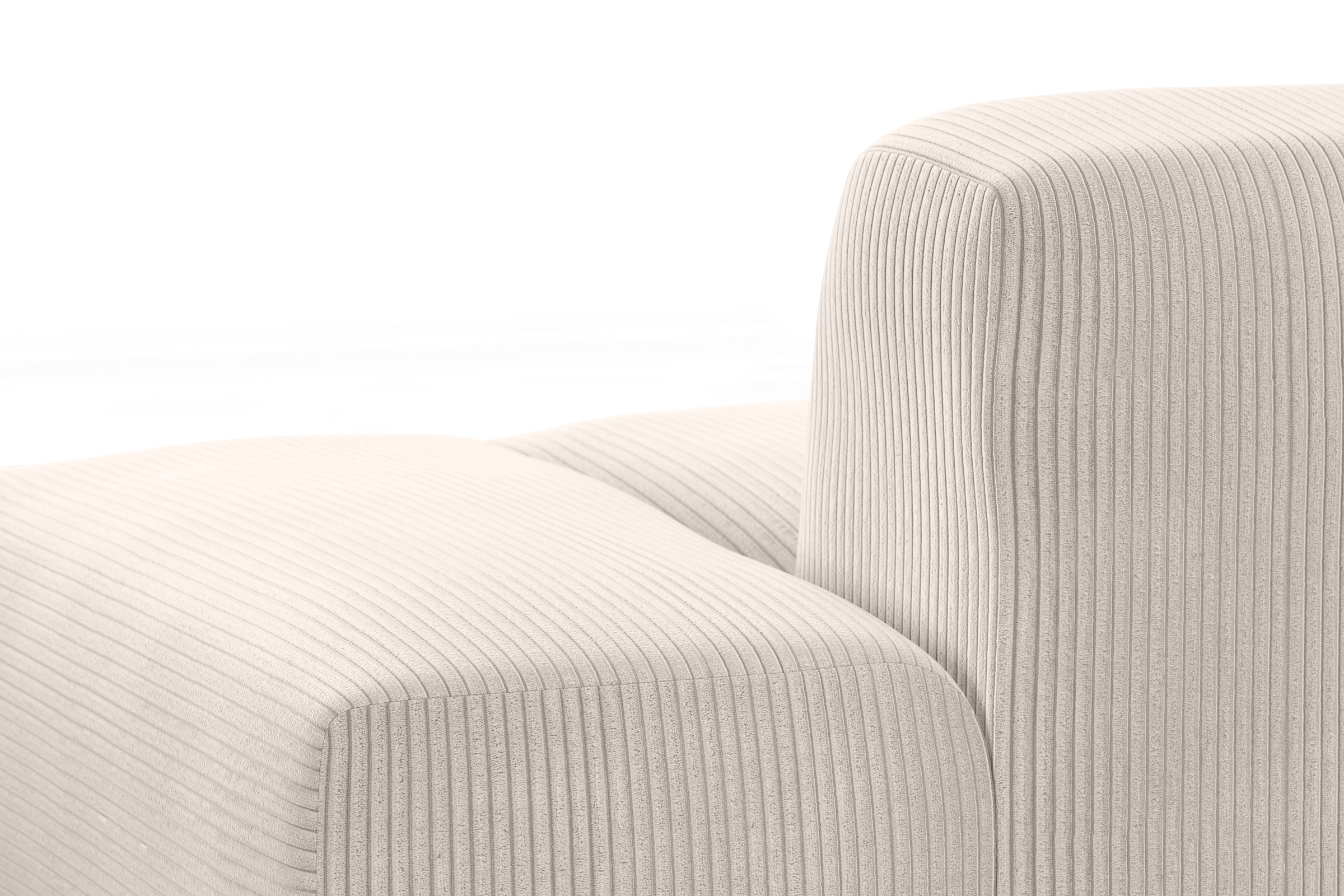 TRENDMANUFAKTUR Big-Sofa »Braga, mit hochwertigem Kaltschaum, Megasofa, in Cord erhältlich«, modernes Big-Sofa, Couch mit hohem Sitzkomfort, 277/72/107 cm (B/H/T)