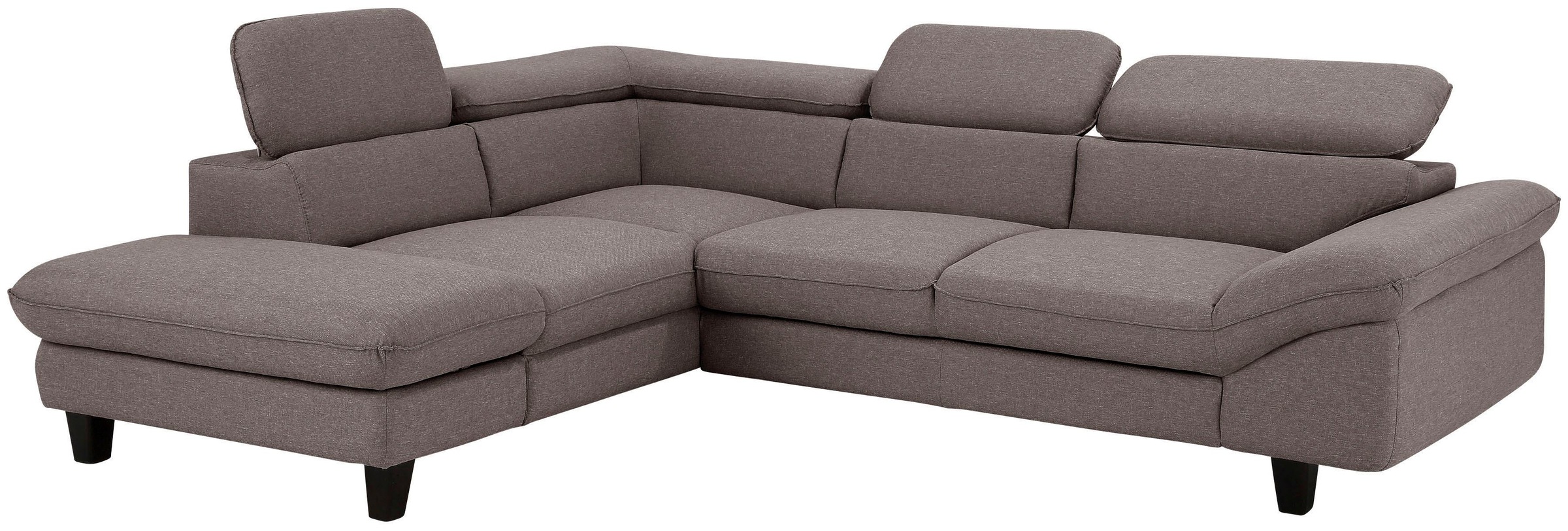 Home affaire Ecksofa »Pilot L-Form«, mit Kopfteilverstellung, wahlweise mit Bettfunktion & Bettkasten