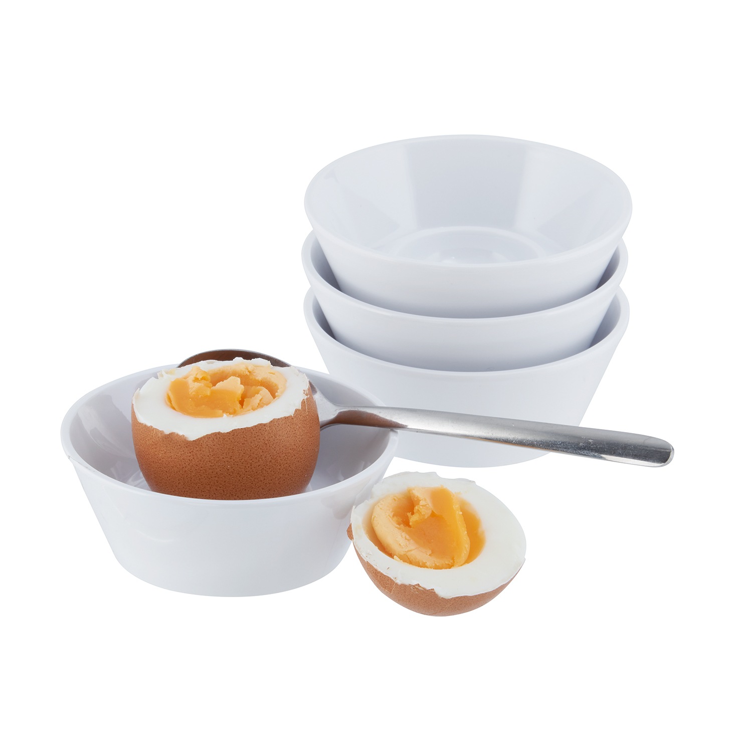 APS Eierbecher Eierbecher-Set aus Melamin für Frühstück & Brunch