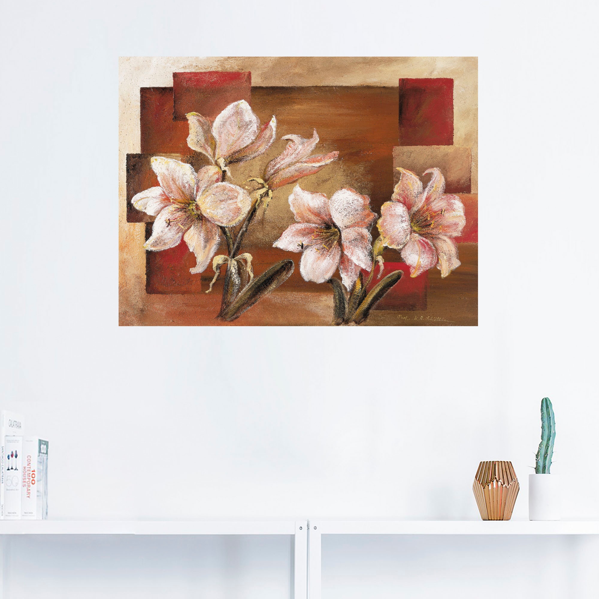 Artland Wandbild »Mallorca's Garten«, Blumen, (1 St.), als Leinwandbild, Wa günstig online kaufen