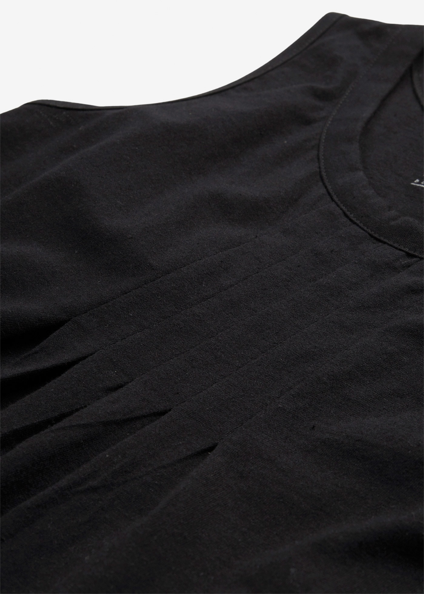 bonprix Longtop »Long-Top« mit elegantem Faltendetail, lockere Passform, reine Baumwolle