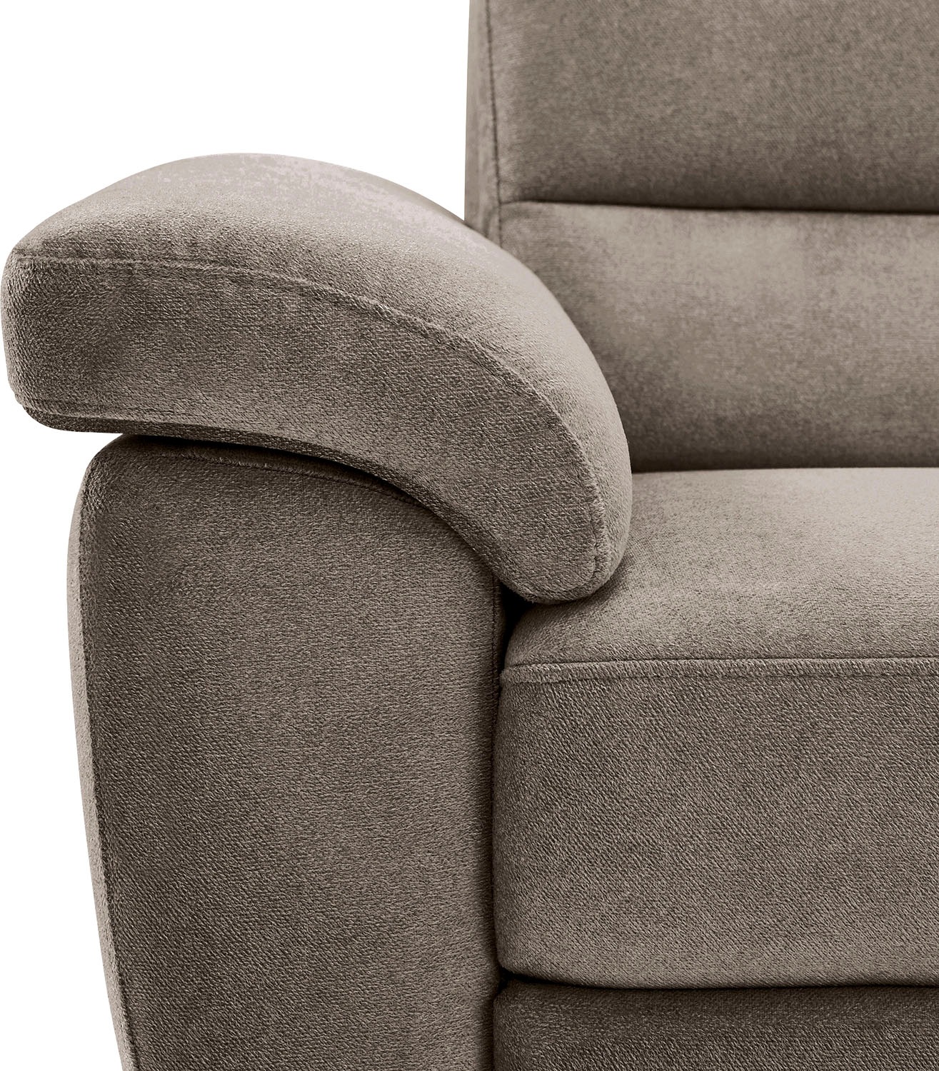 CALIZZA INTERIORS Ecksofa »Onyx L-Form«, Recamiere links oder rechts, wahlweise mit Bettfunktion, Breite 270 cm