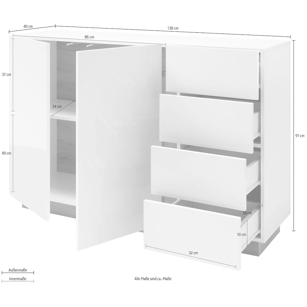 INOSIGN Sideboard »CLAiR Sideboard 53«