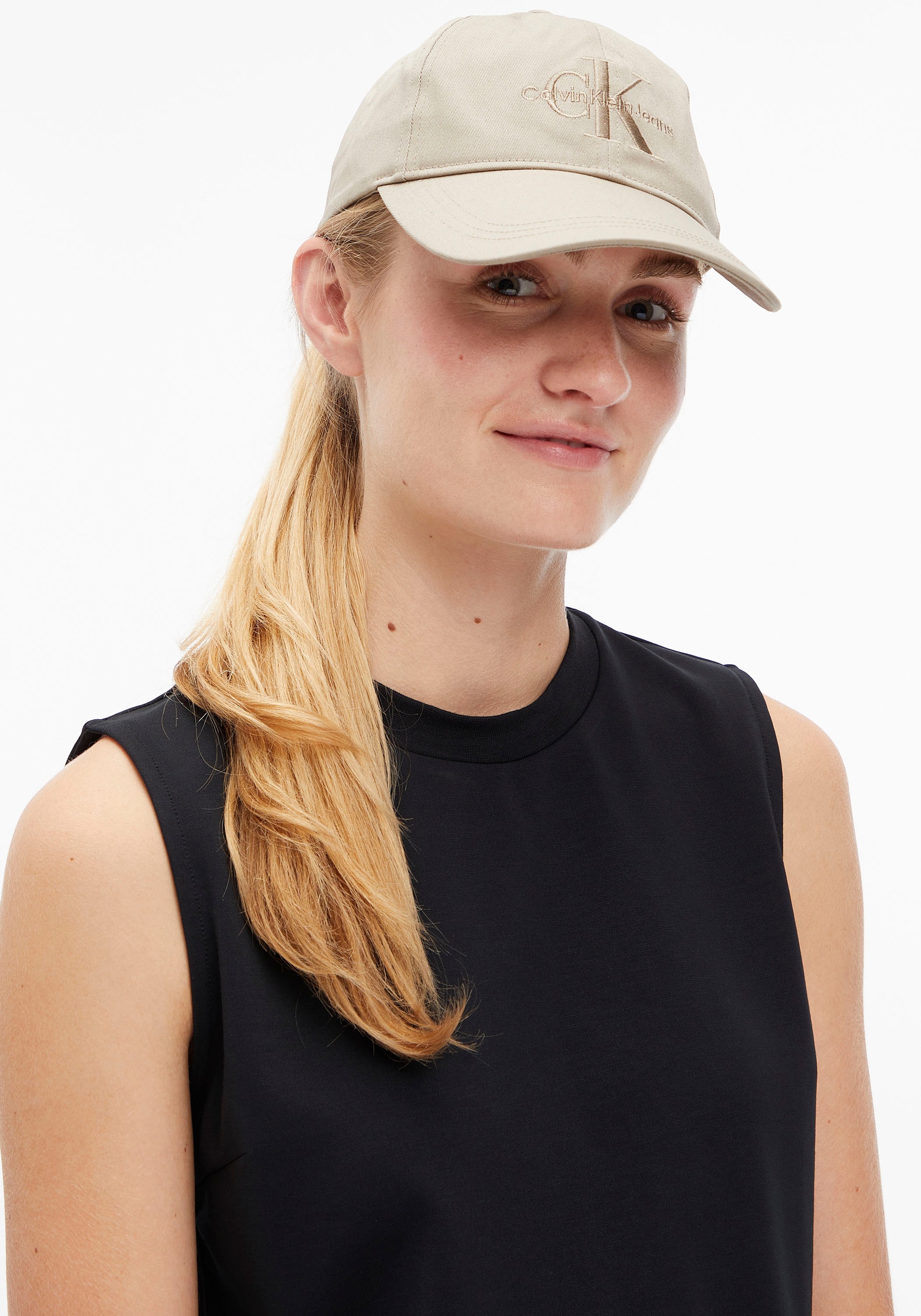 Calvin Klein Jeans Flex Cap, mit Logostickereien