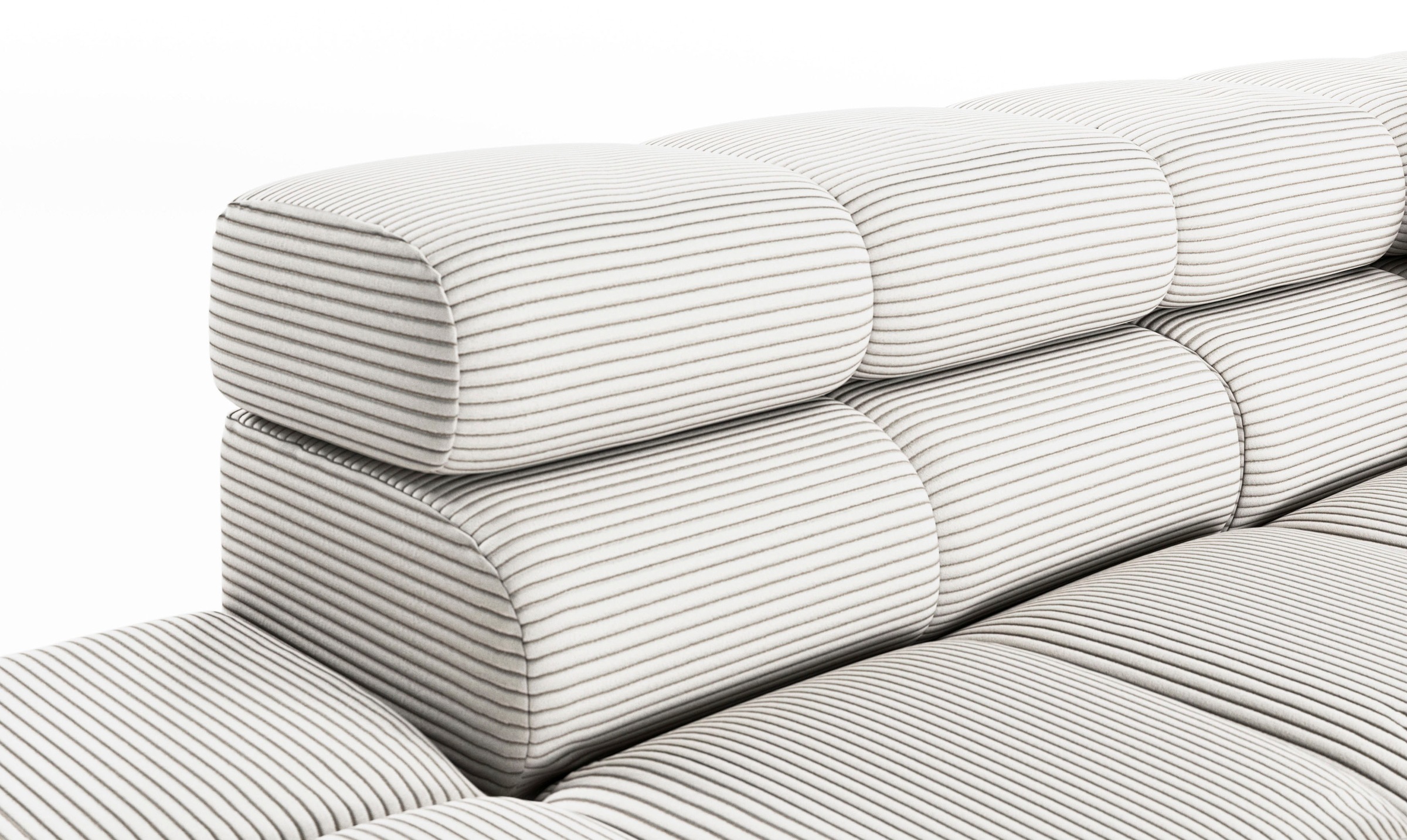 INOSIGN Ecksofa »Ancona incl. Kopfteilverstellung, Breite 319cm, L-Form«, wahlweise motorische Sitztiefenverstellung, auch in Cord + Easy Care