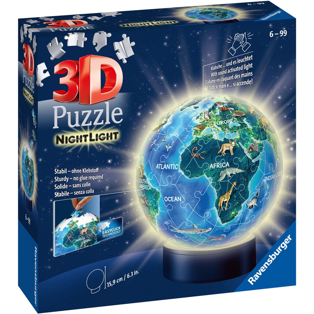 Ravensburger Puzzleball »Nachtlicht Erde bei Nacht«