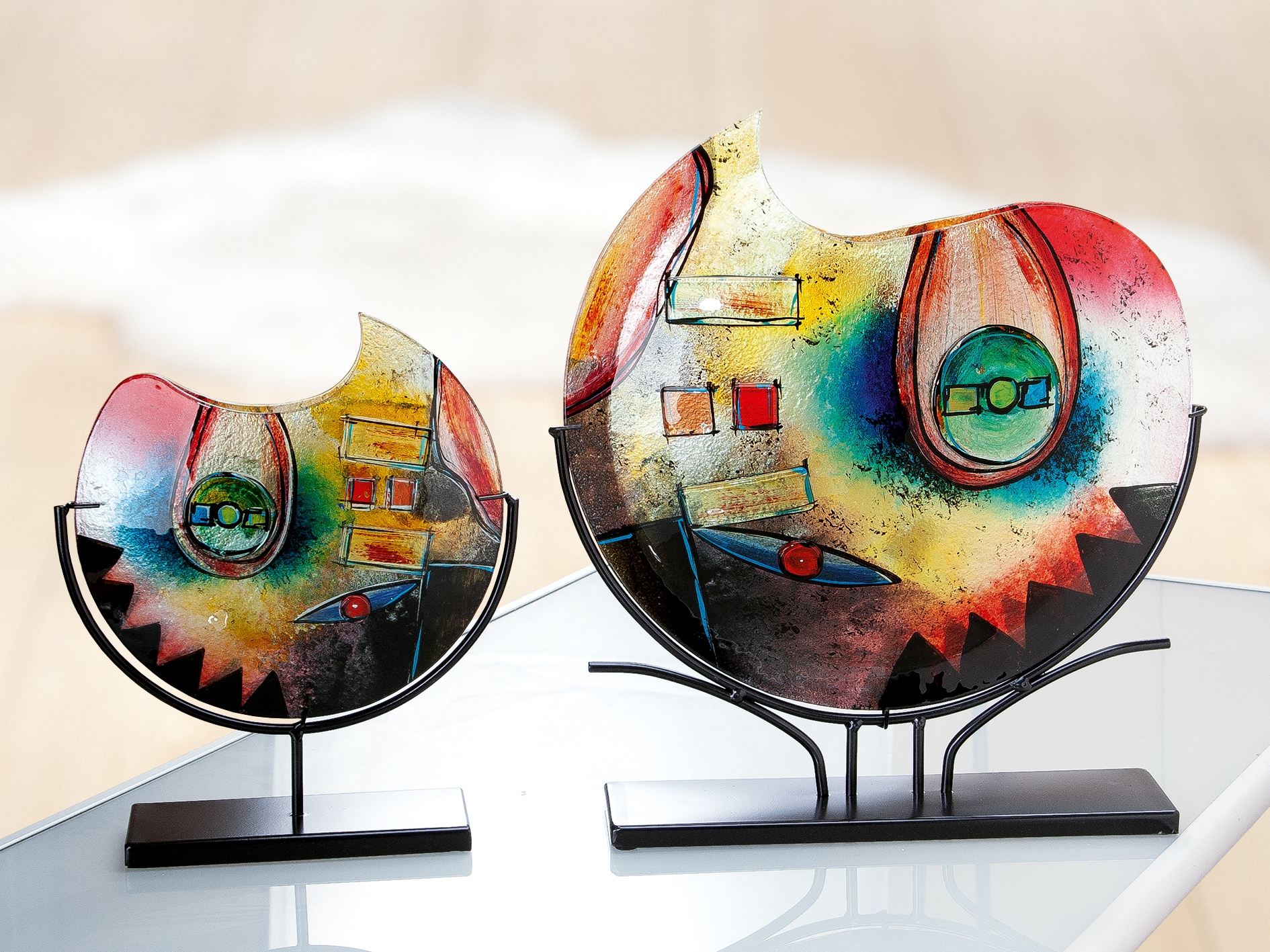 GILDE GLAS art Dekovase »Confuso«, (1 St.), aus Glas