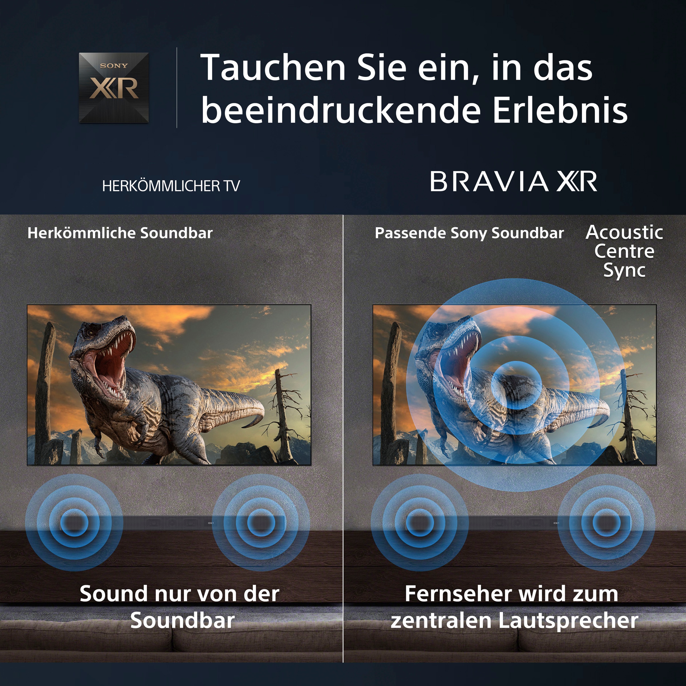 Sony OLED-Fernseher »XR-83A80L«, 4K Ultra HD, Google TV-Smart-TV-Android TV, Smart-TV, TRILUMINOS PRO, BRAVIA CORE, mit exklusiven PS5-Features