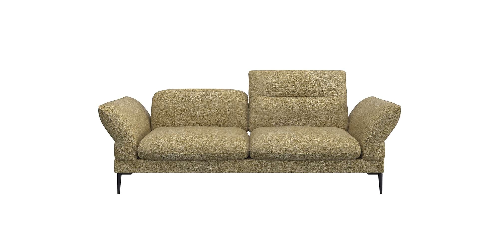 FLEXLUX 2,5-Sitzer »Salino, Funktionssofa, Relaxsofa«, Sofa mit Arm- und Kopfteil-Verstellungen, Kaltschaum & Stahl-Wellen