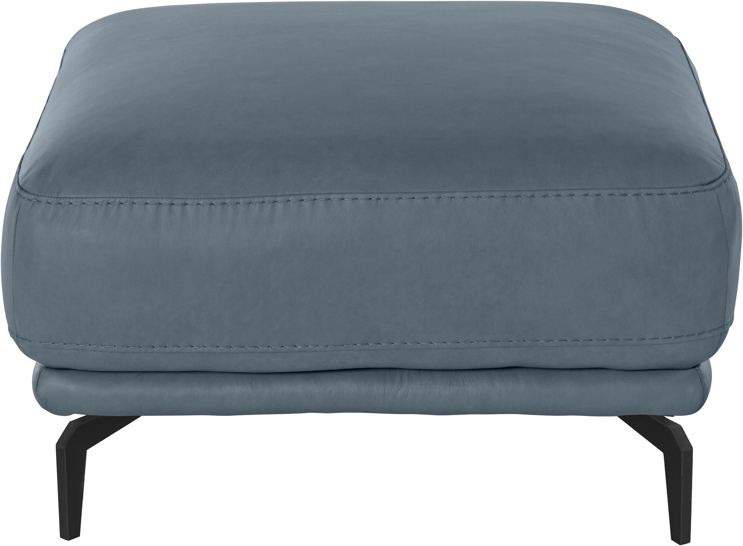 W.SCHILLIG Hocker »montanaa«, mit Metallfüßen in Schwarz pulverbeschichtet, Breite 71 cm