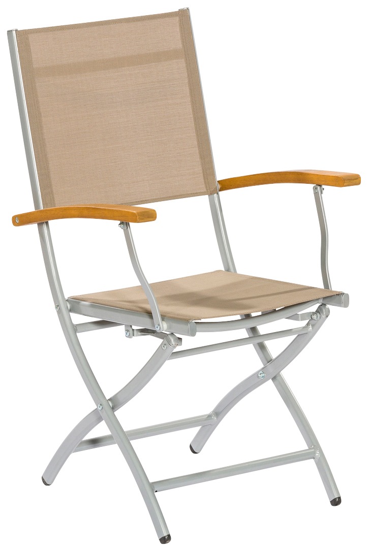 MERXX Gartensessel »Naxos« Set, 2 Stk. tlg. 2er Set, Eukalyptusholz/Textil, günstig online kaufen