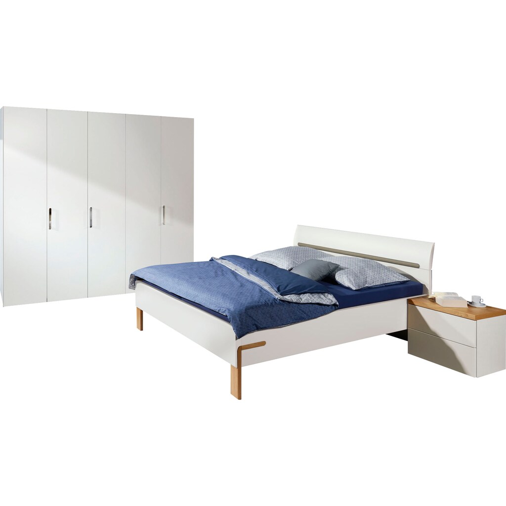 hülsta Komplettschlafzimmer »DREAM«, (Spar-Set, 4 St.), Kleiderschränke in verschiedenen Breiten. Liefer- und Montageservice
