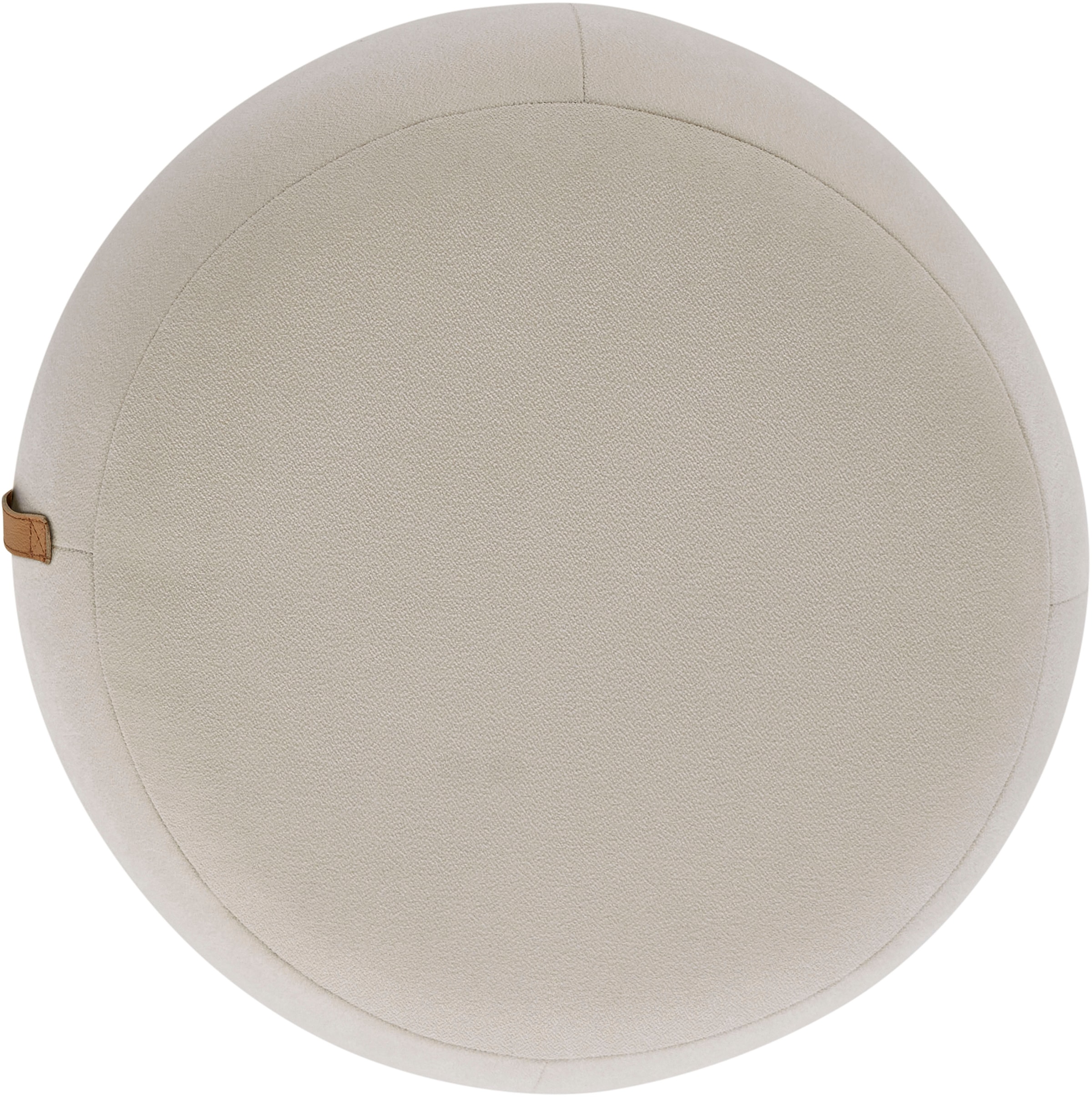 s.Oliver Hocker »Finnian, moderner Designhocker mit Lederriemen, softes Design« hochwertig, zum Wohlfühlen in Luxus-Microfaser/Struktur oder in Bouclé