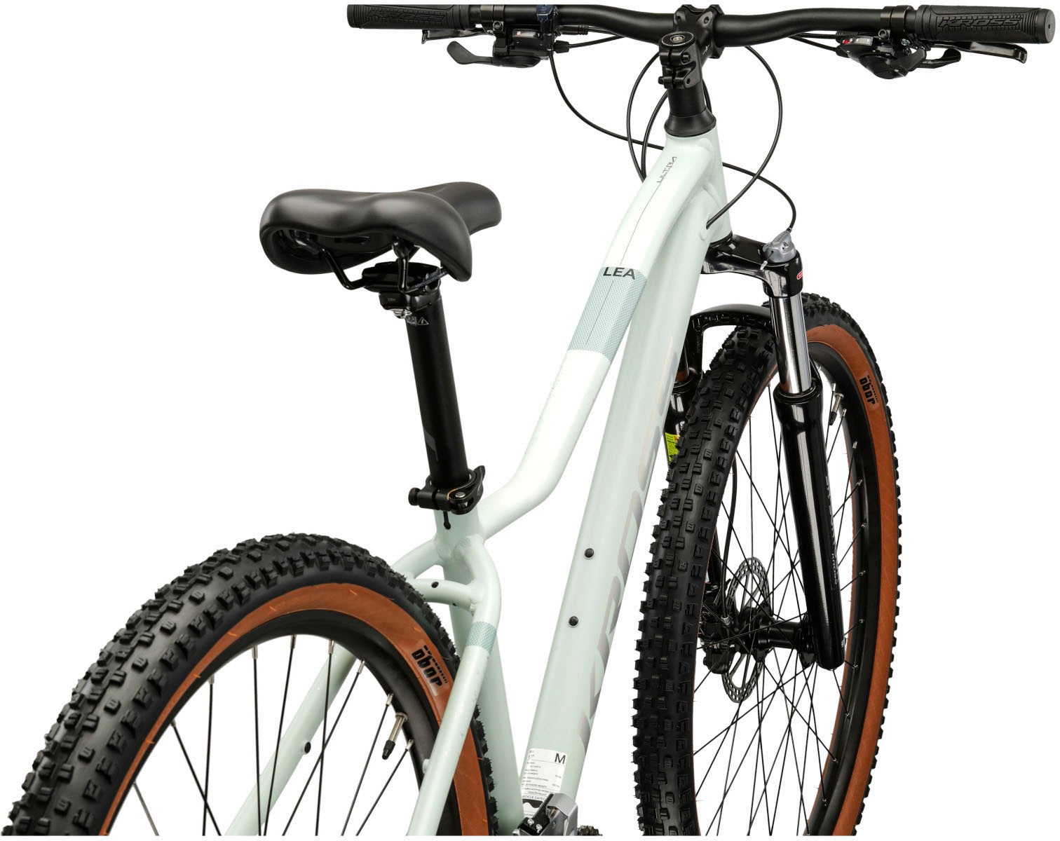 Kross Mountainbike »KROSS Mountainbike Hardtail Damen 27.5" Lea 5.0 ULT.RA mint 18 Gänge« 18 Gang Shimano CUES U3020 Schaltwerk Kettenschaltung