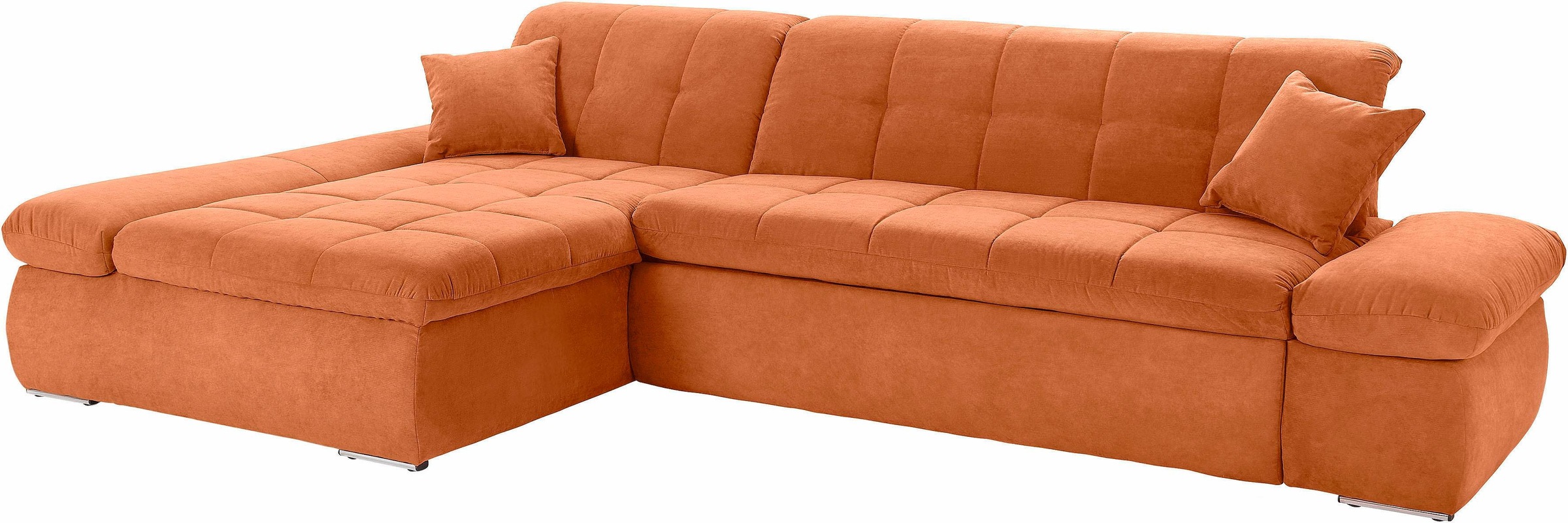 DOMO collection Ecksofa »NMoric XXL, B/T/H: 300/172/80cm, L-Form«, wahlweis günstig online kaufen