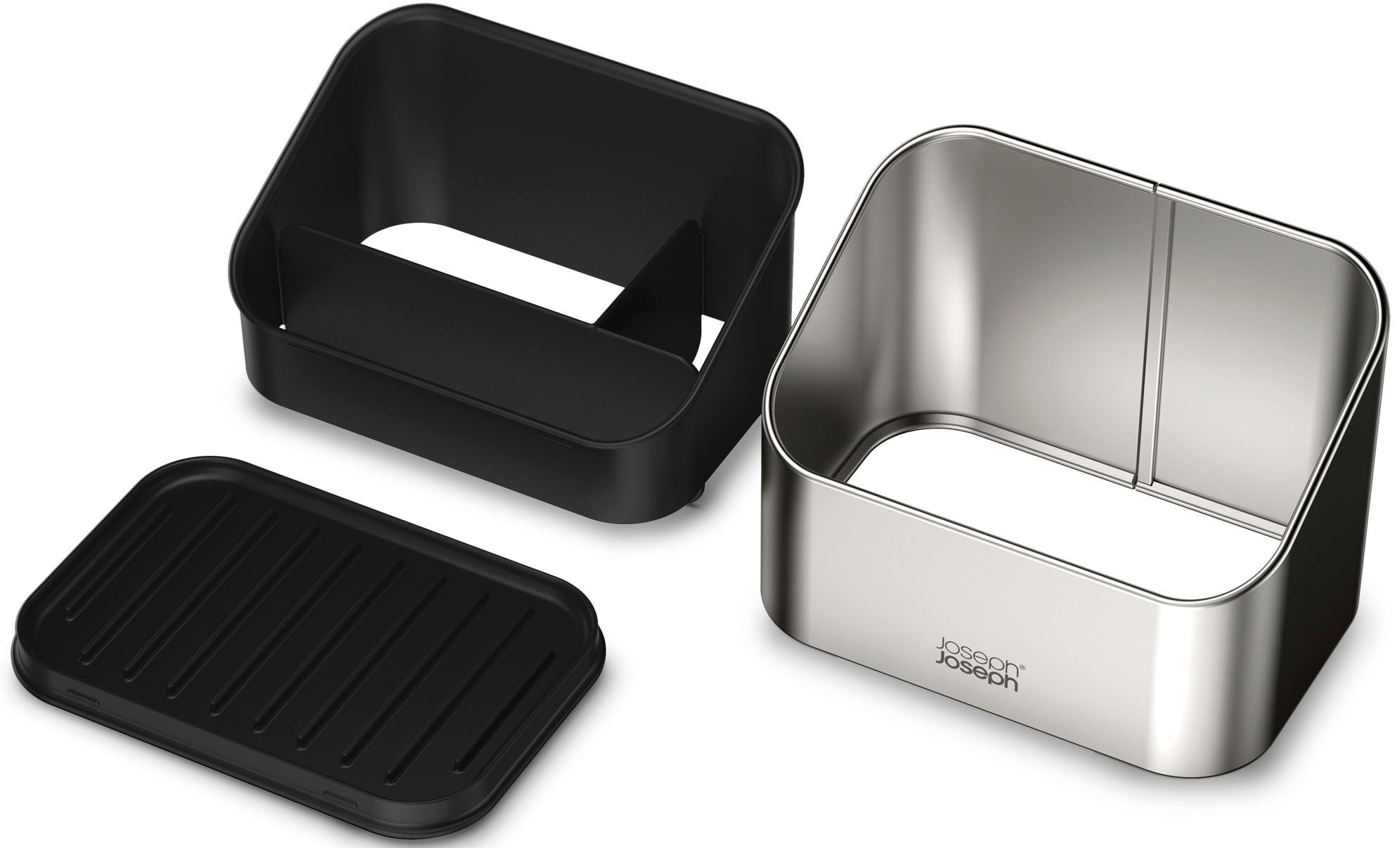 Joseph Joseph Zubehöraufbewahrungsständer »Surface« Spülen-Organizer, Utensilienbhälter,  Edelstahl