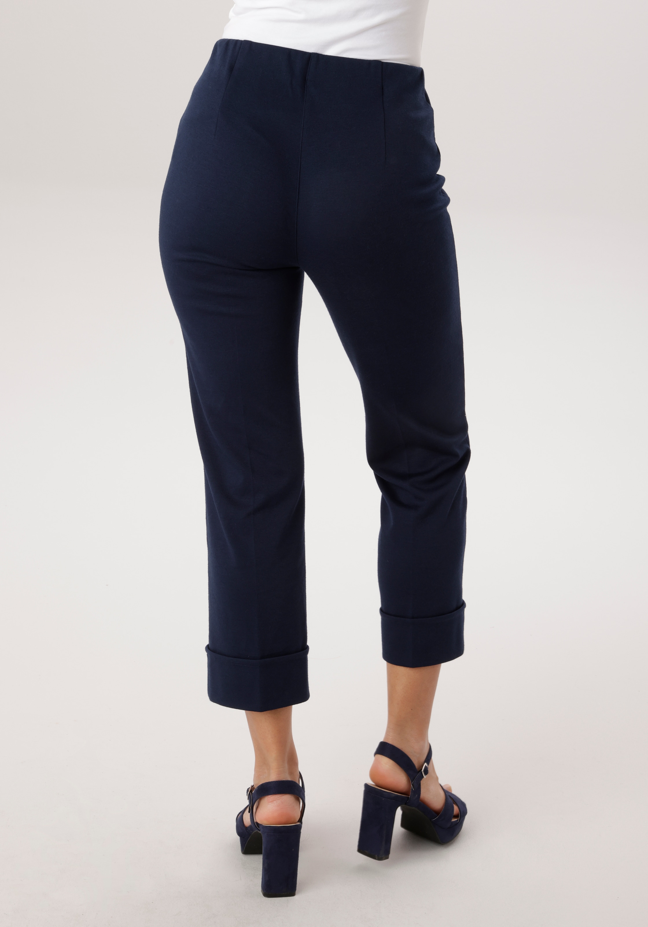 Aniston SELECTED Schlupfhose  breiten, fixierten Umschlag am Saum - NEUE KOLLEKTION