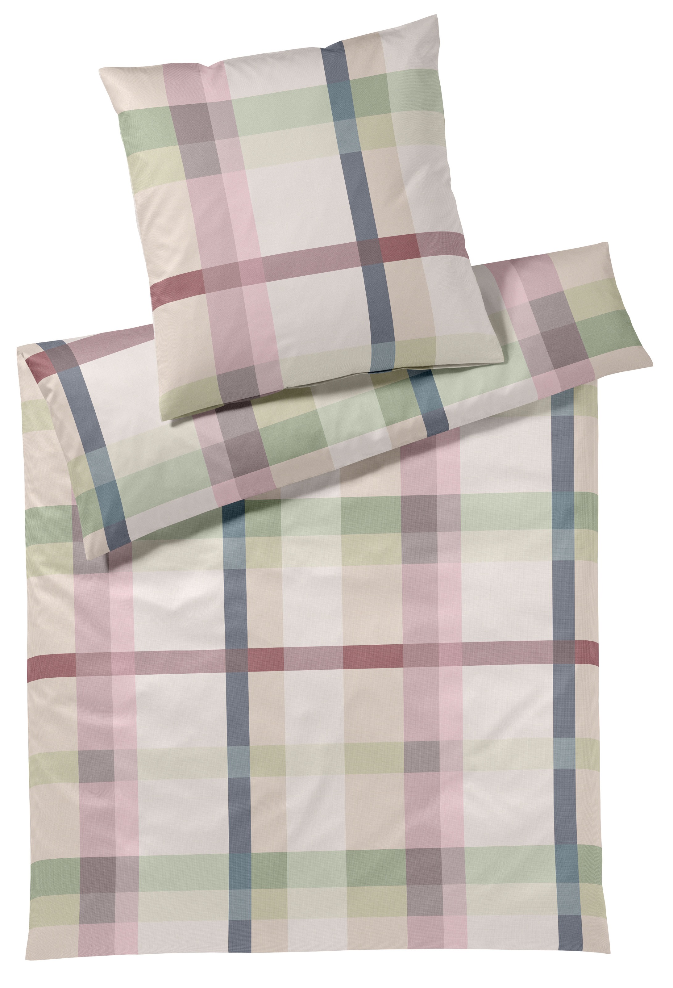 Elegante Bettwäsche "carree" 2 Stk. tlg. angenehmes Hautgefühl günstig online kaufen