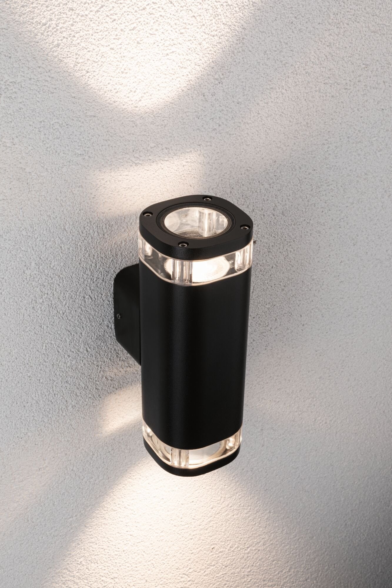 Paulmann Außen-Wandleuchte »Colum IP44 80x112mm max. 20W 230V Anthrazit Aluminium«, 2 flammig, Leuchtmittel GU10 | ohne Leuchtmittel, seewasserresistent