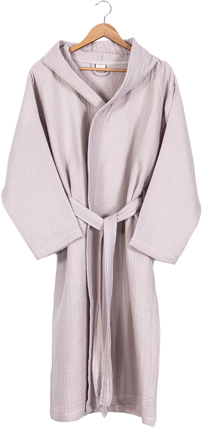 Egeria Morgenmantel »Balance mit Kapuze« 1 Stk. Musselinstoff