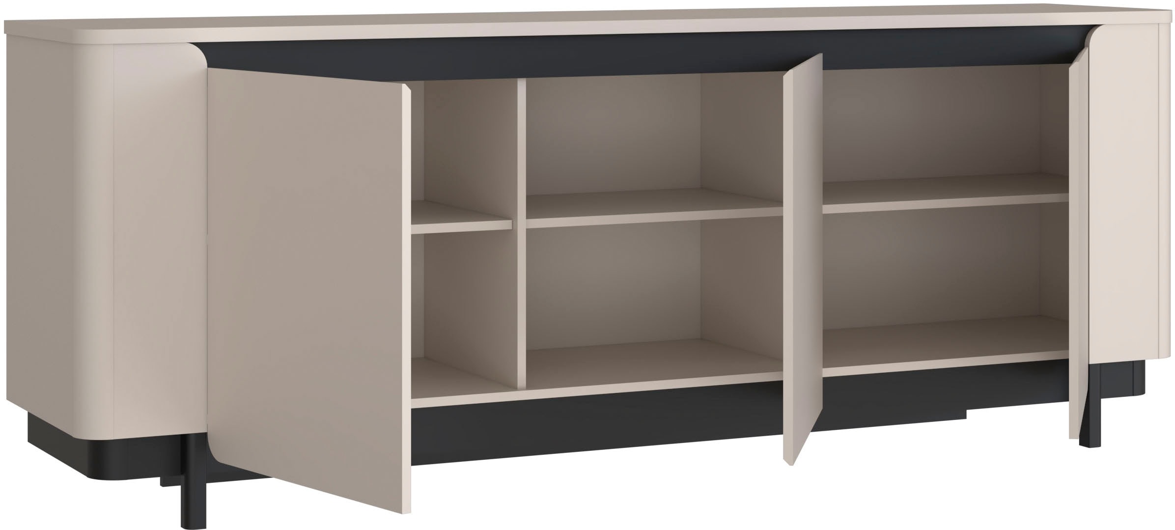 FORTE Sideboard »Vodol«, Sideboard, Stauraum, Soft Close