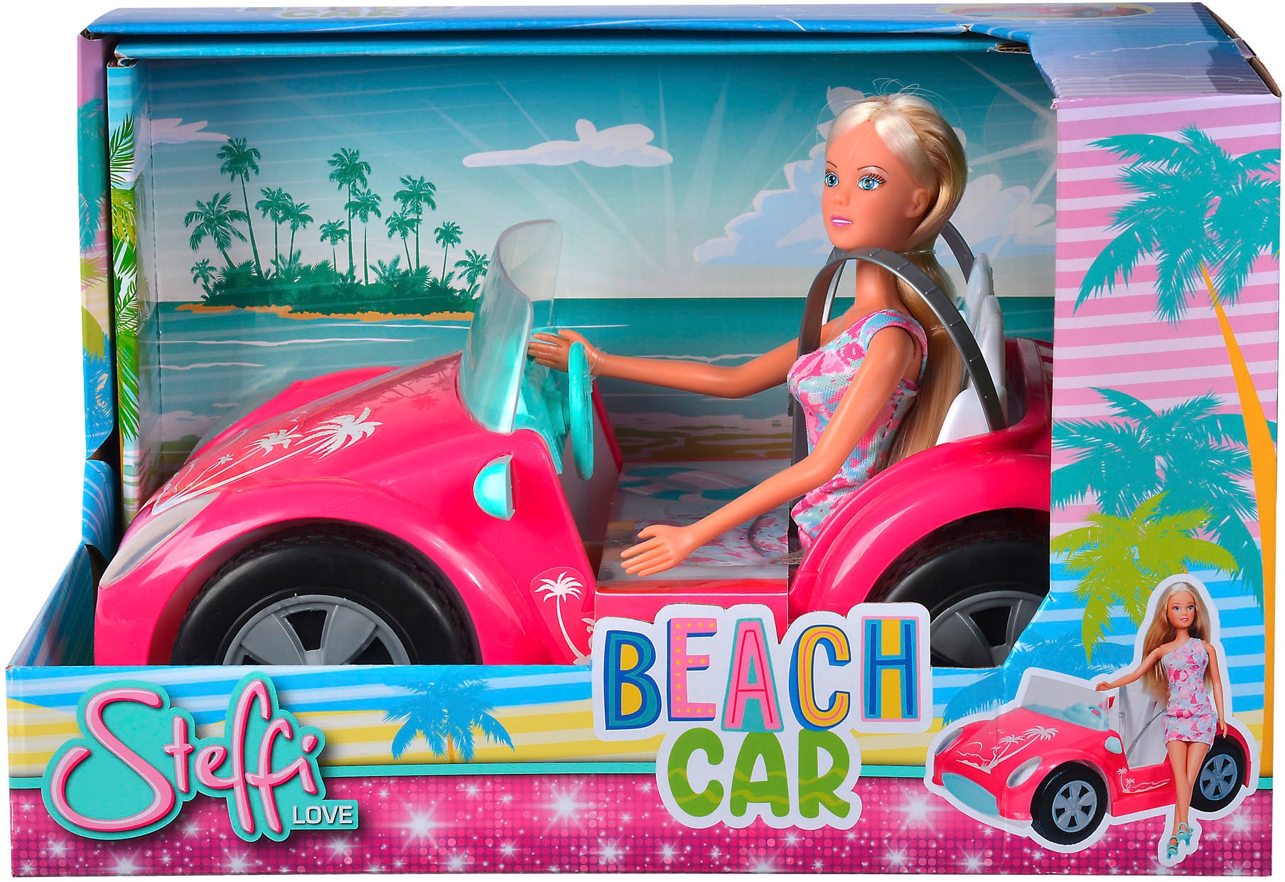 SIMBA Anziehpuppe »Steffi Love Beach Car«