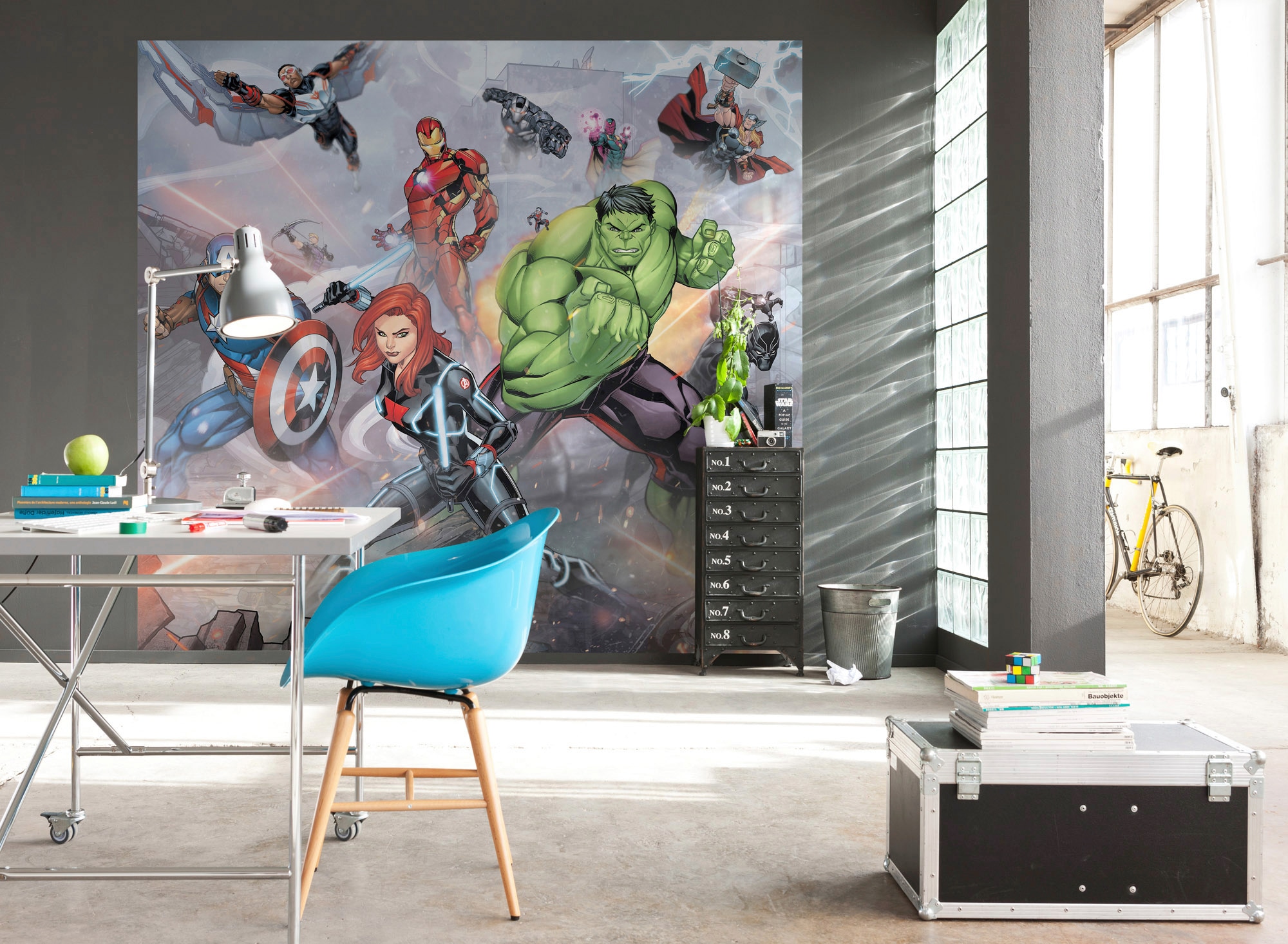 Komar Vliestapete »Avengers Street Revenge«, 300x280 cm (Breite x Höhe) günstig online kaufen