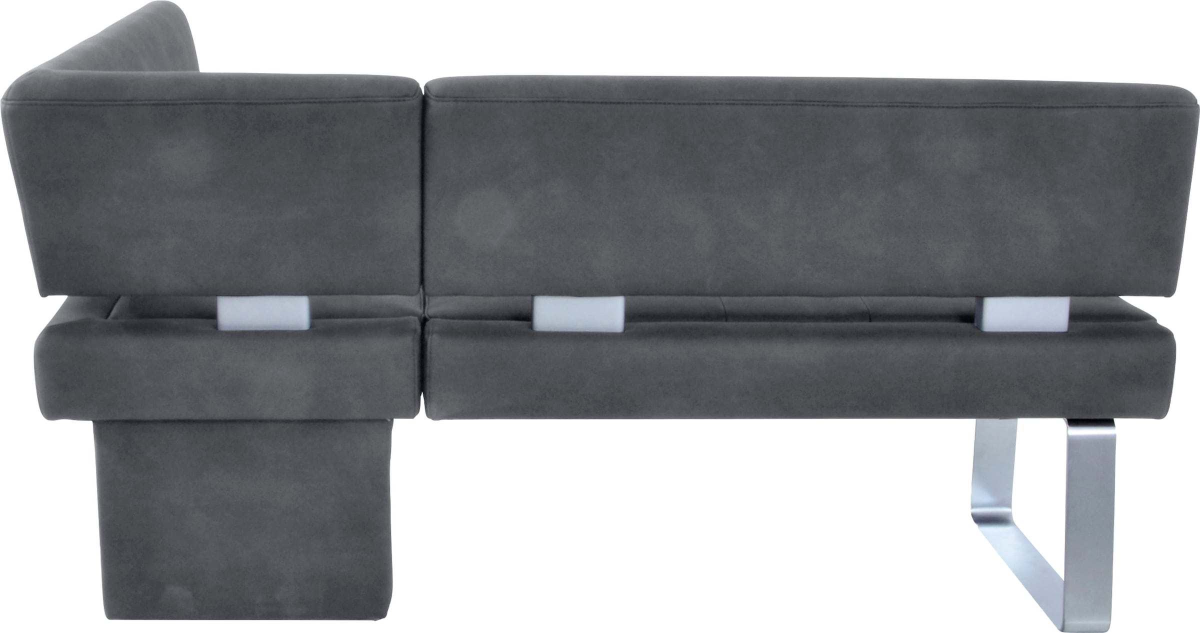 K+W Komfort & Wohnen Eckbank »Santos II«, gepolstert, Eckbank, wahlweise langer Schenkel 180cm rechts oder links