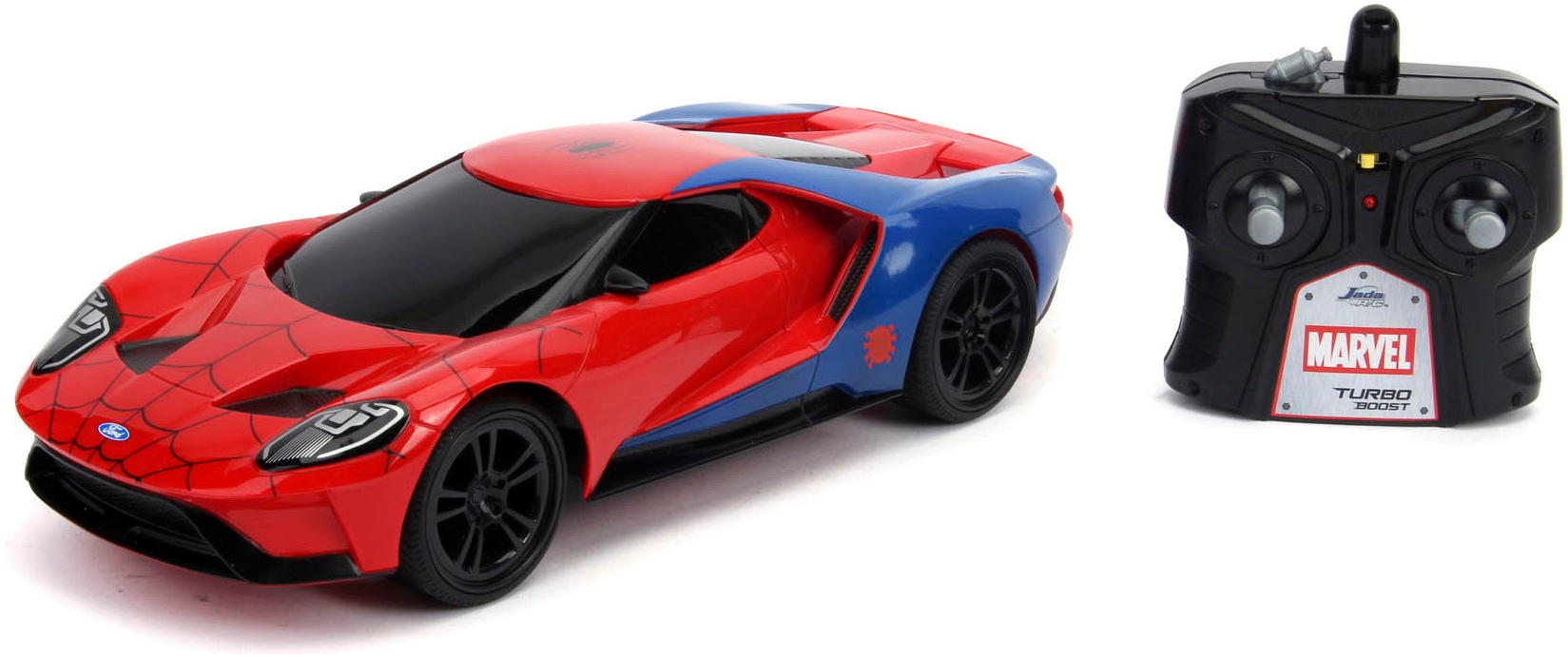 JADA RC-Auto »Marvel Spider-Man RC 2017 Ford GT, 1:16, 2,4GHz«