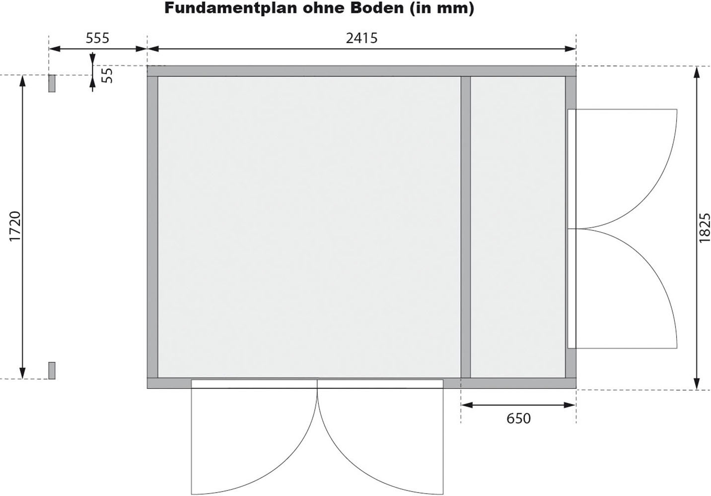 Karibu Gartenhaus »Multifunktionshaus Satteldach 1«, naturbelassen oder terragrau