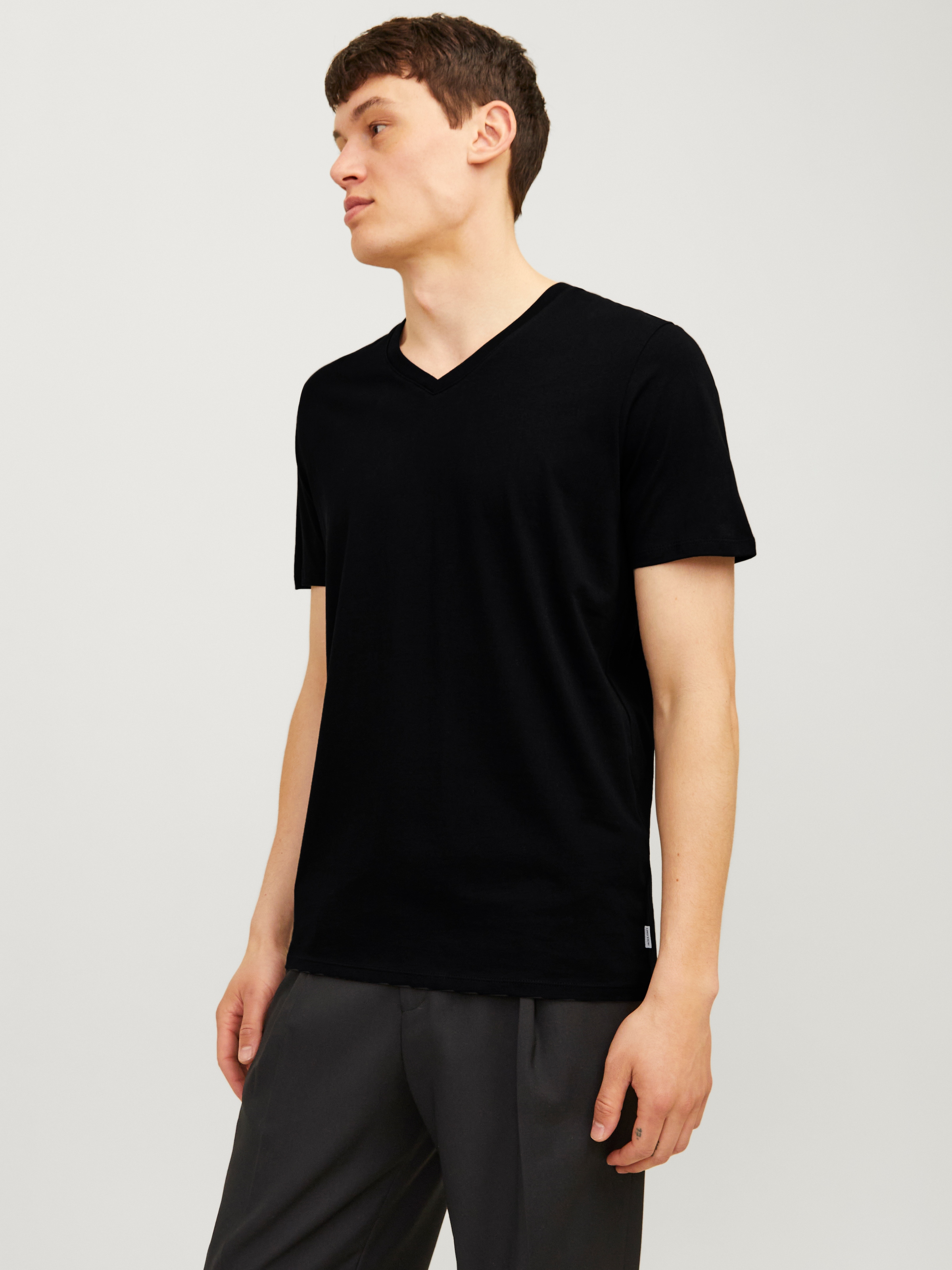 Jack & Jones T-Shirt »V-Neck« 2er-Pack, 