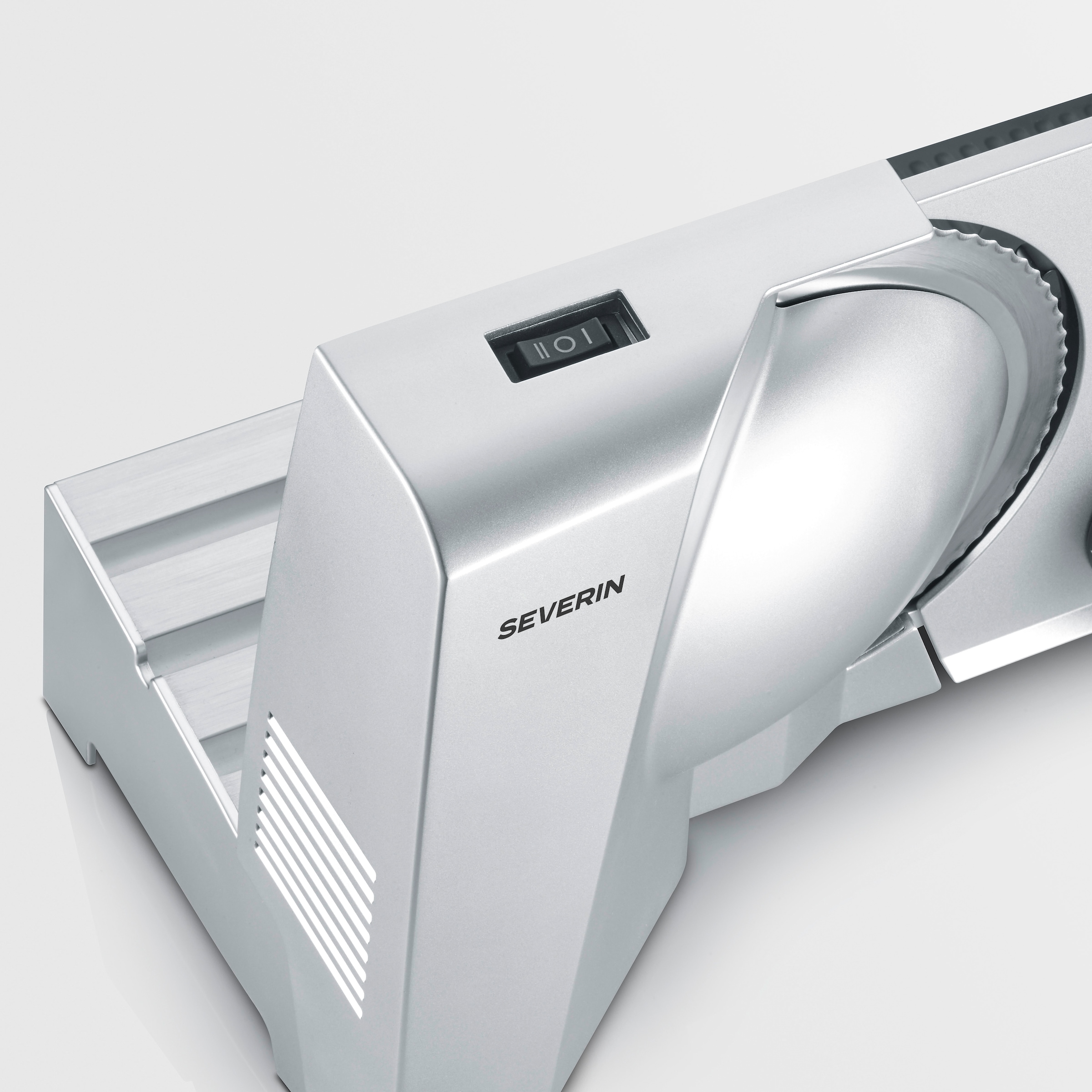 Severin Allesschneider »AS 3917« 130 W Fingerschutz, Brotschneidemaschine Schnittstärke stufenlos einstellen