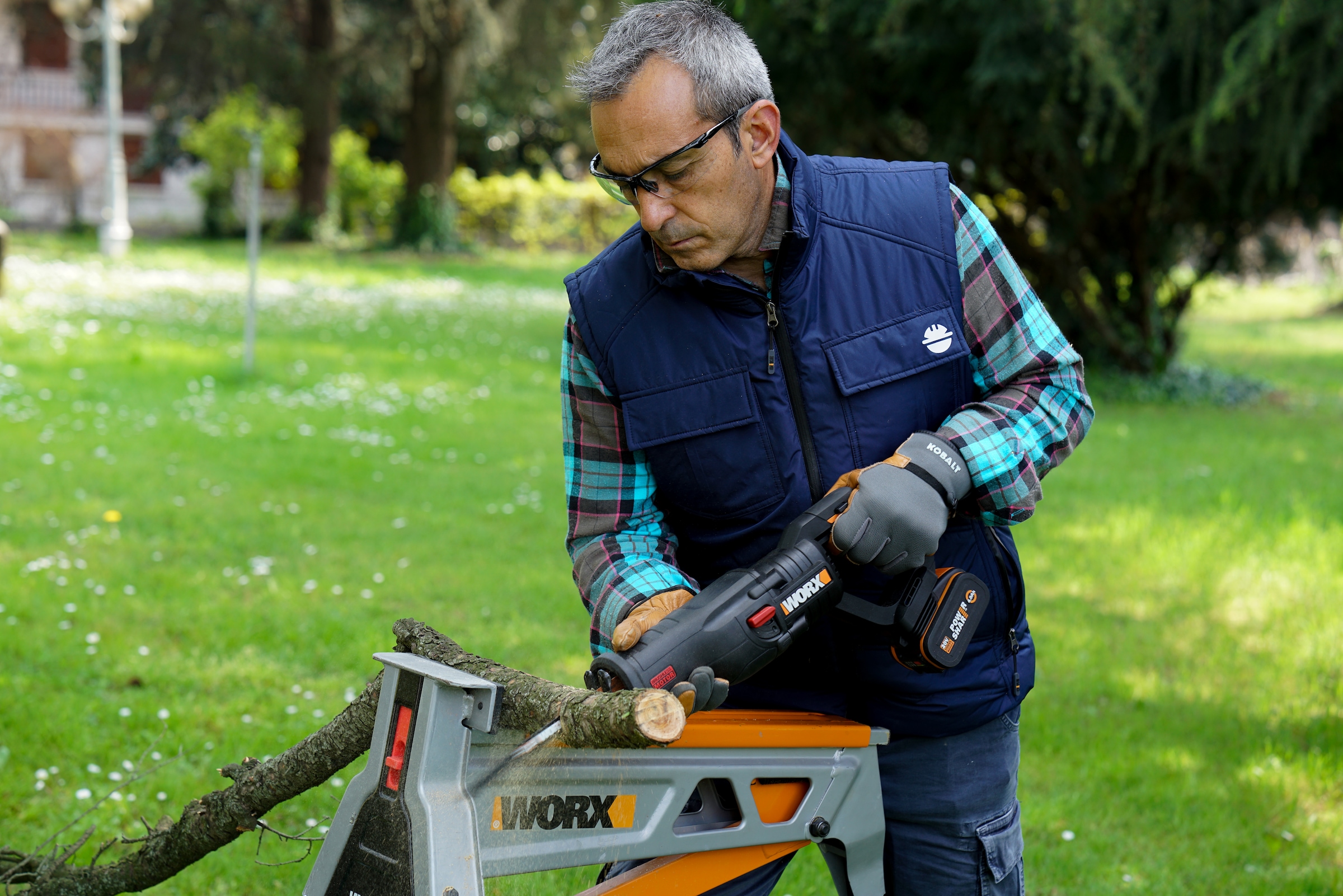 Worx Akku-Säbelsäge »WX516.9 NITRO«, Brushless-Motor, variable Drehzahlregelung, ohne Akku & Ladegerät