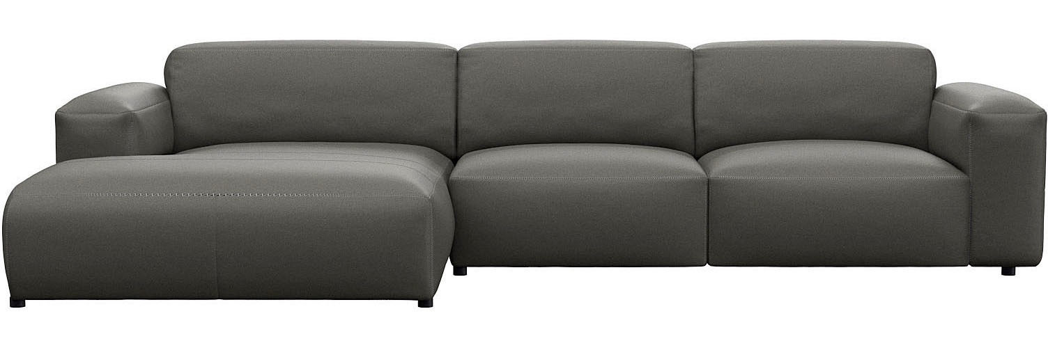 FLEXLUX Ecksofa »Lucera bequem und komfortabel durch hochwertigen Sitzaufba günstig online kaufen