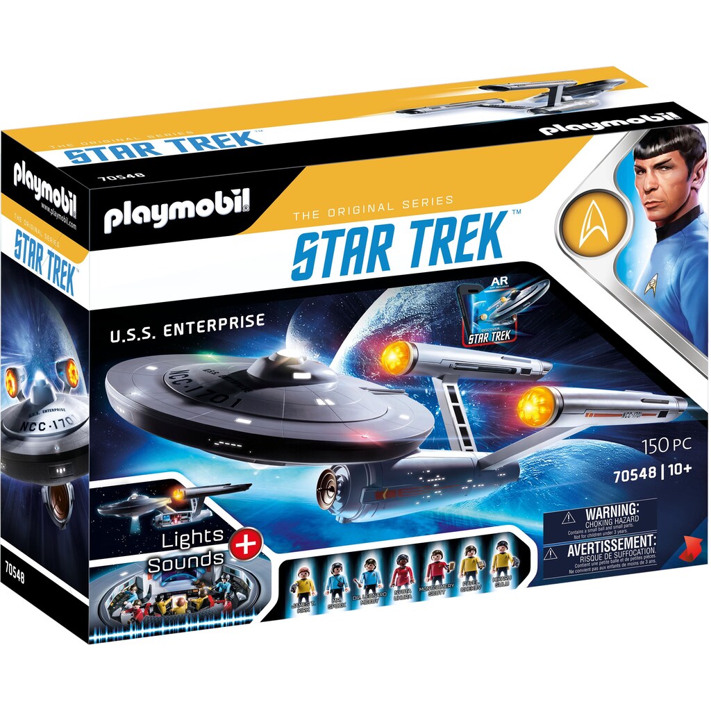 Playmobil® Konstruktions-Spielset »Star Trek - U.S.S. Enterprise NCC-1701 (70548)«, (150 St.)