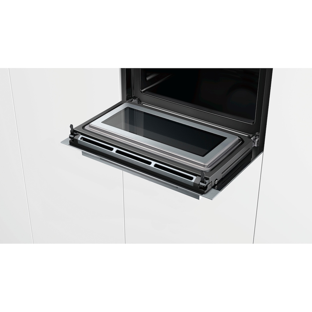 SIEMENS Backofen mit Mikrowelle »CM676G0S1«, CM676G0S1, Pyrolyse-Selbstreinigung