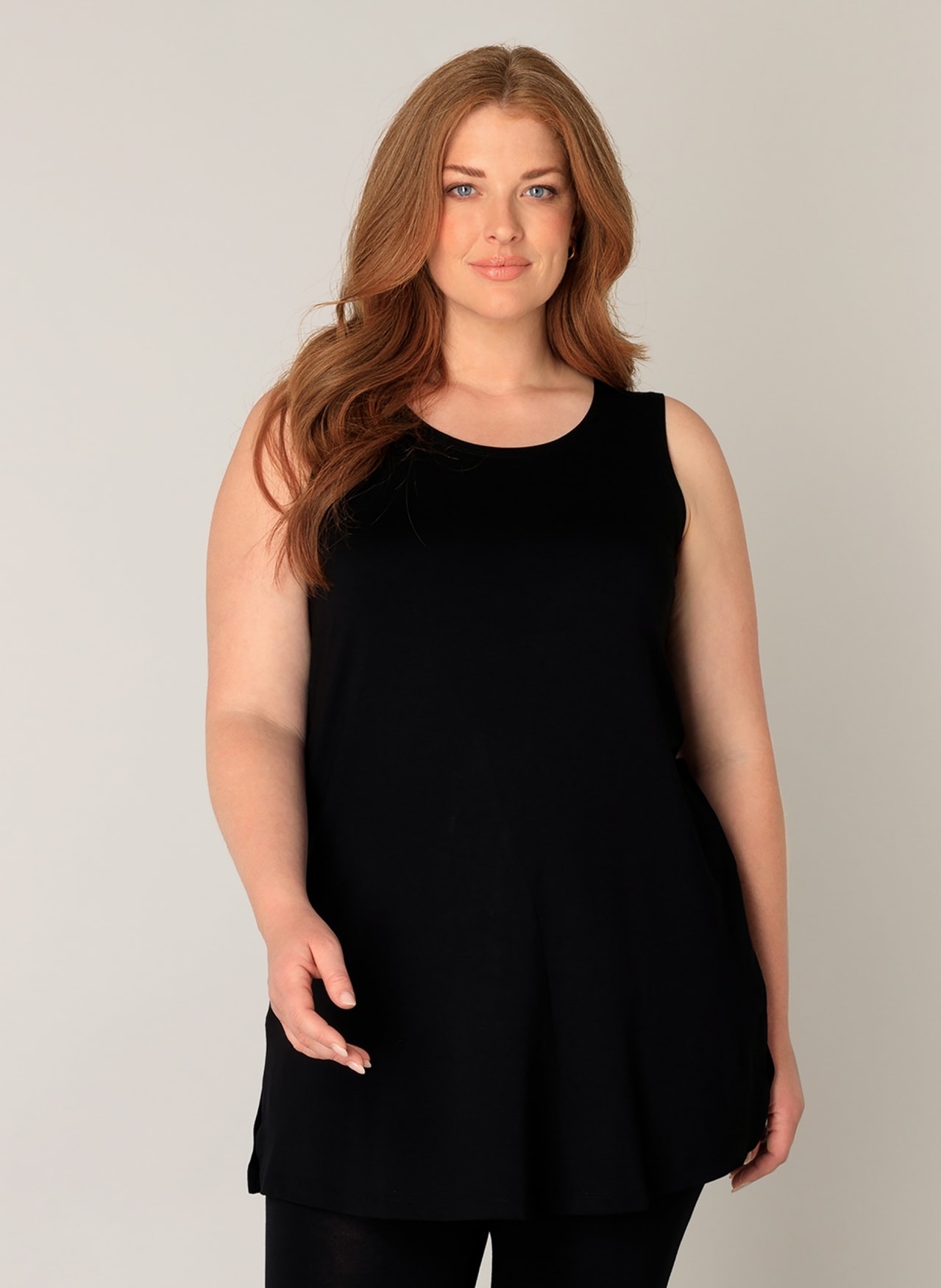 Base Level Curvy Longshirt »Abbigale«, Leicht ausgestellte A-Form
