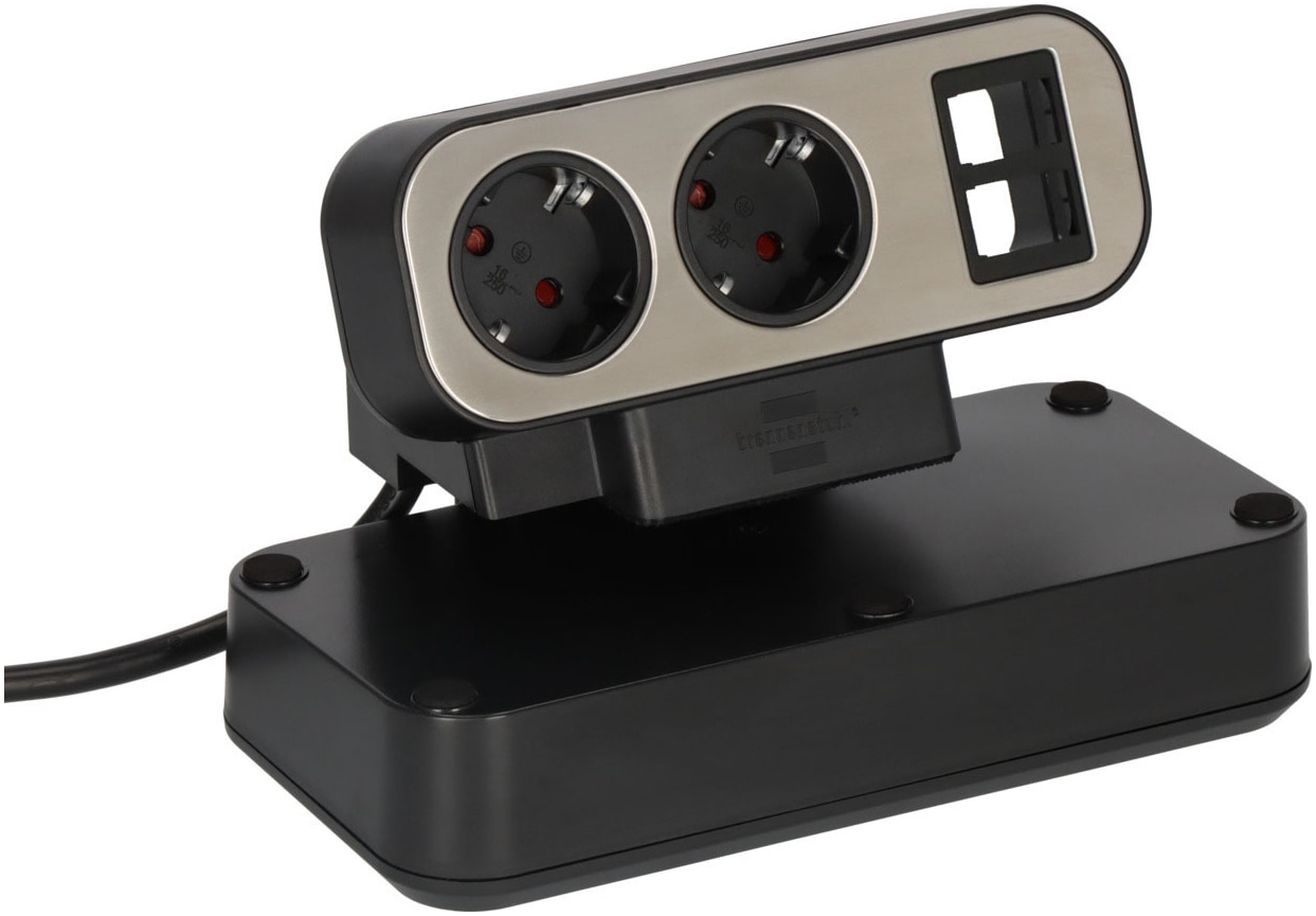 Brennenstuhl Steckdosenleiste »Duplex Tischsteckdosenleiste mit Überspannungsschutz« 9-fach ( Kabellänge 200 m)