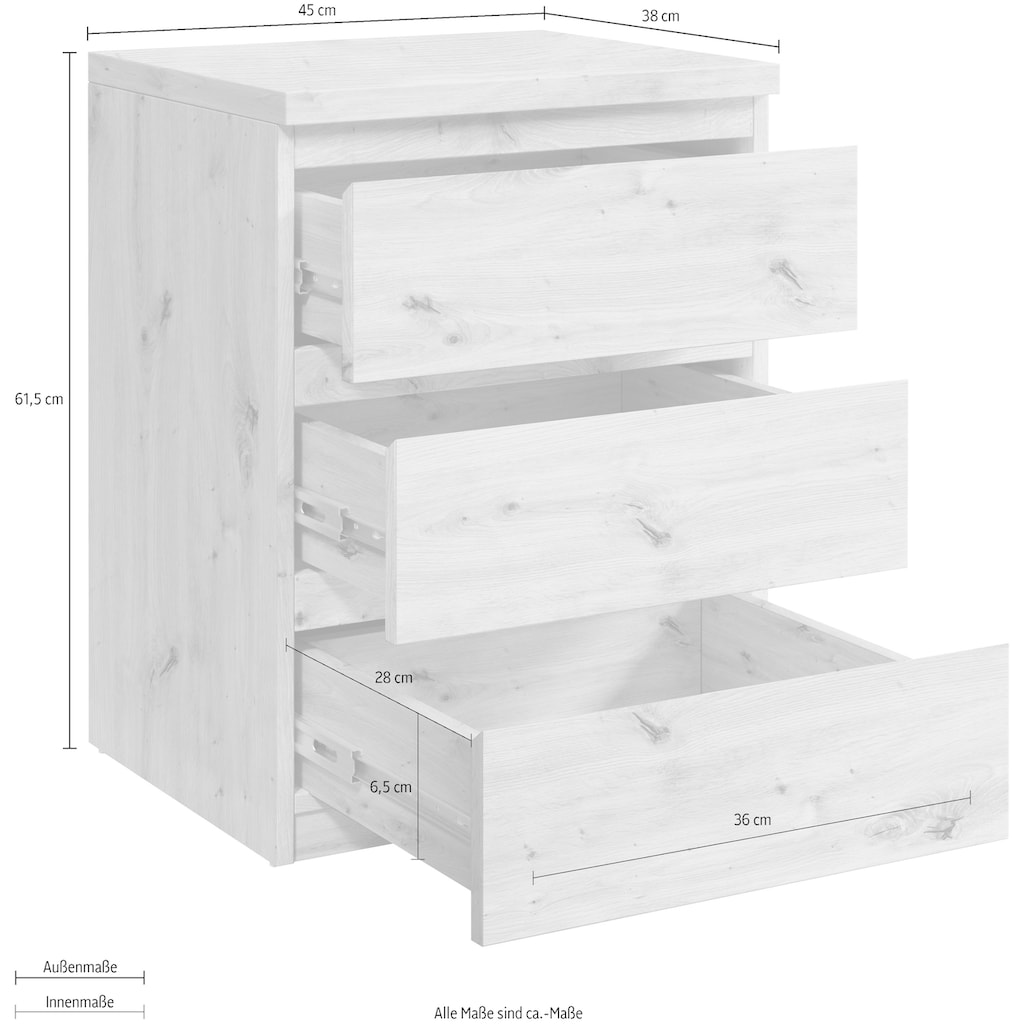 Schlafkontor Nachtkommode »Olli«