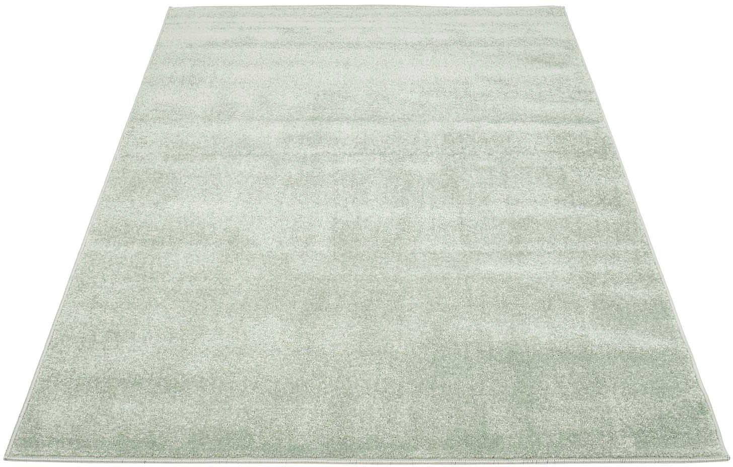 Carpet City Teppich »Moda Soft 2081«, rechteckig, 11 mm Höhe, Kurzflor, Uni günstig online kaufen