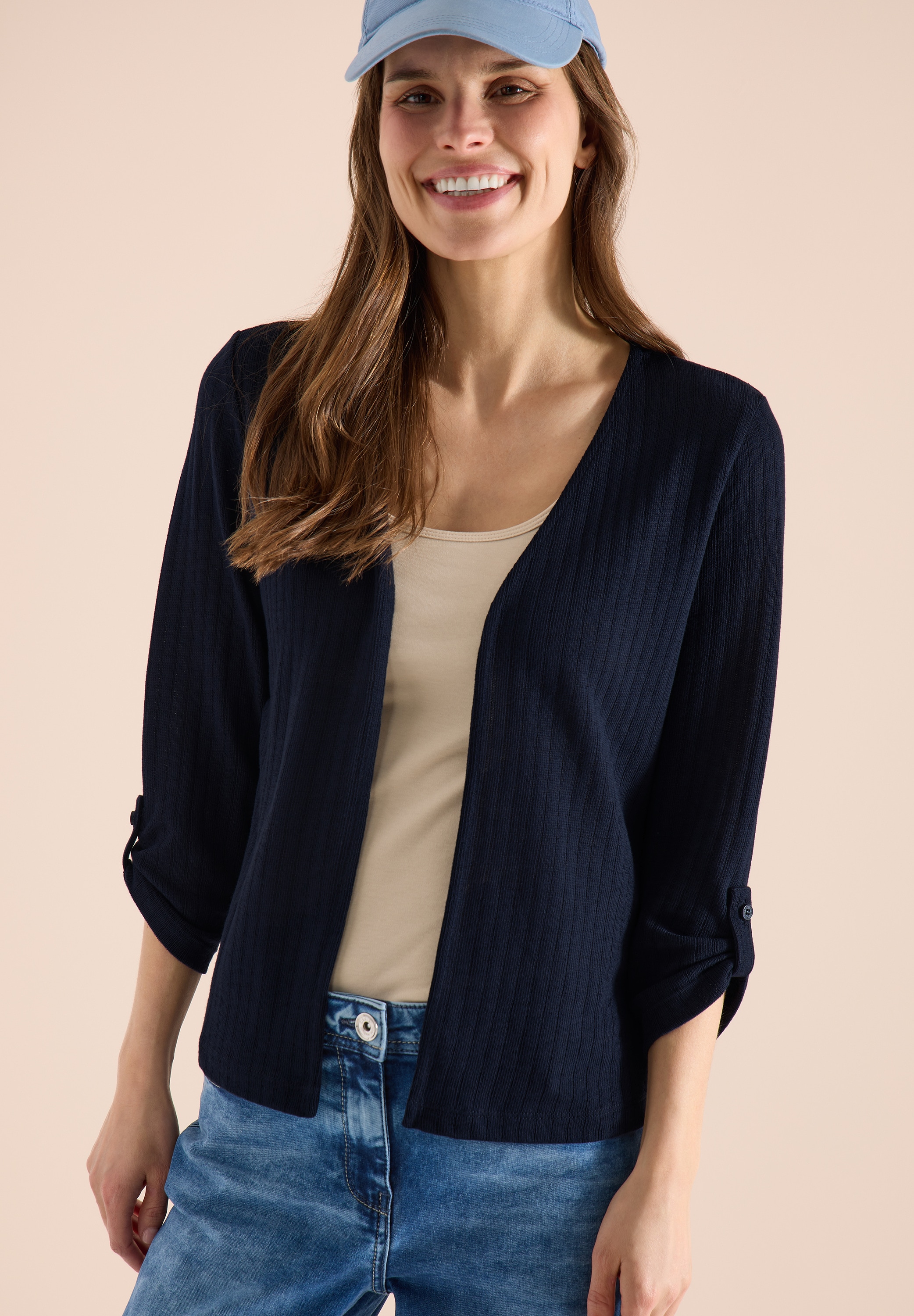 Cecil Shirtjacke mit Turn-Up-Detail