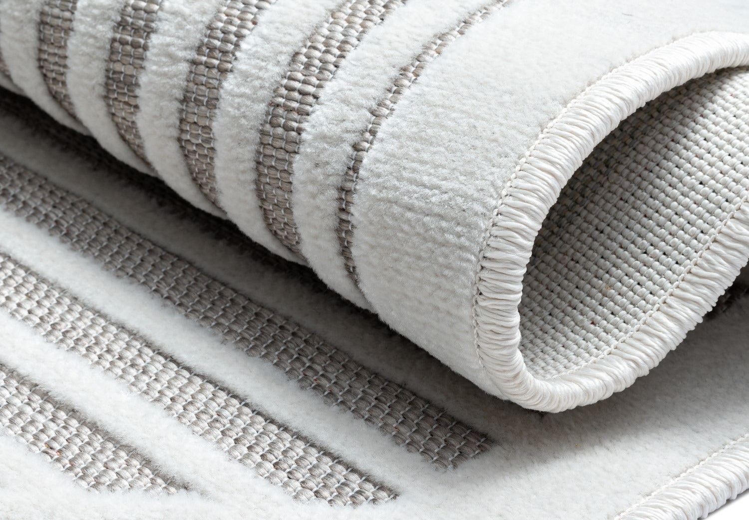 Myflair Möbel & Accessoires Teppich »Vill Lagerräumung«, rechteckig, 8 mm Höhe, modernes Design, Hoch-Tief Effekt, Outdoor geeignet, Balkon, Terrasse