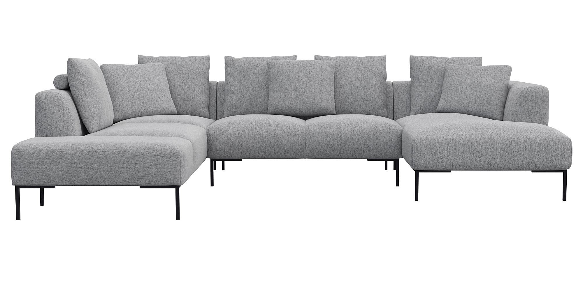 FLEXLUX Ecksofa "Sava U-Form, bequem und komfortabel durch den hochwertigen günstig online kaufen