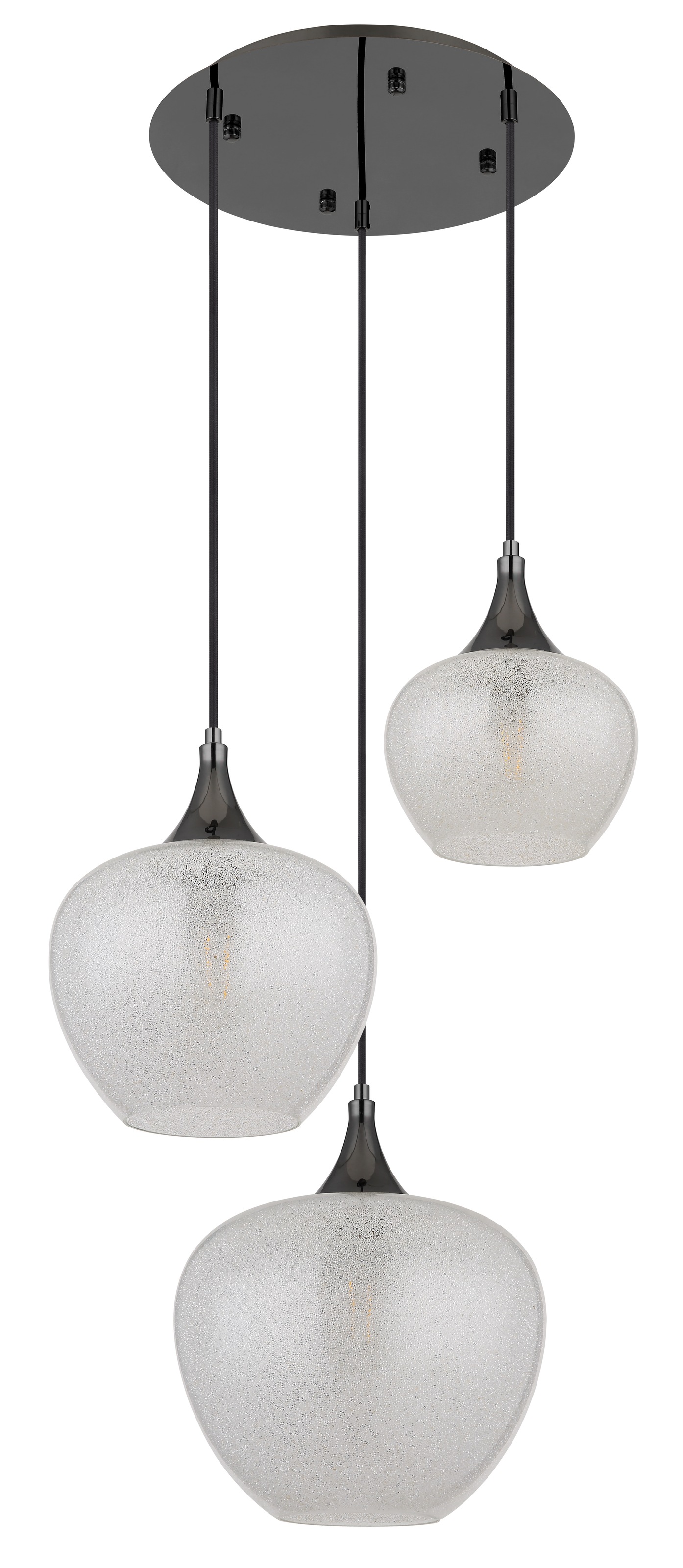 GLOBO LIGHTING Hängeleuchte »MAXY«, Leuchtmittel E27 | ohne Leuchtmittel, Hängelampe/Pendelleuchte/Glas klar/Höhe kürzbar/ø: 490mm