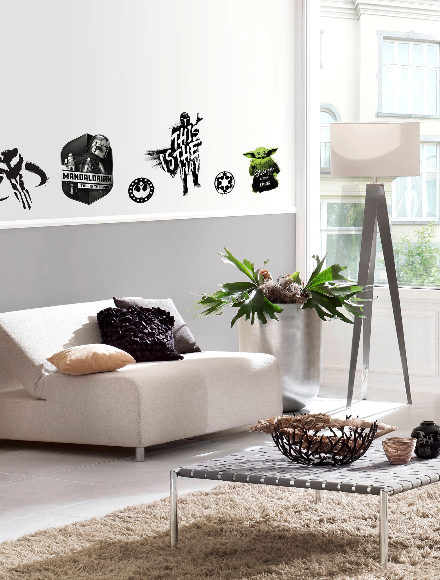 Komar Wandtattoo »Mandalorian Legend - Größe 50 x 70 cm«, (6 St.), selbstklebend, Wandsticker, Kinderzimmer