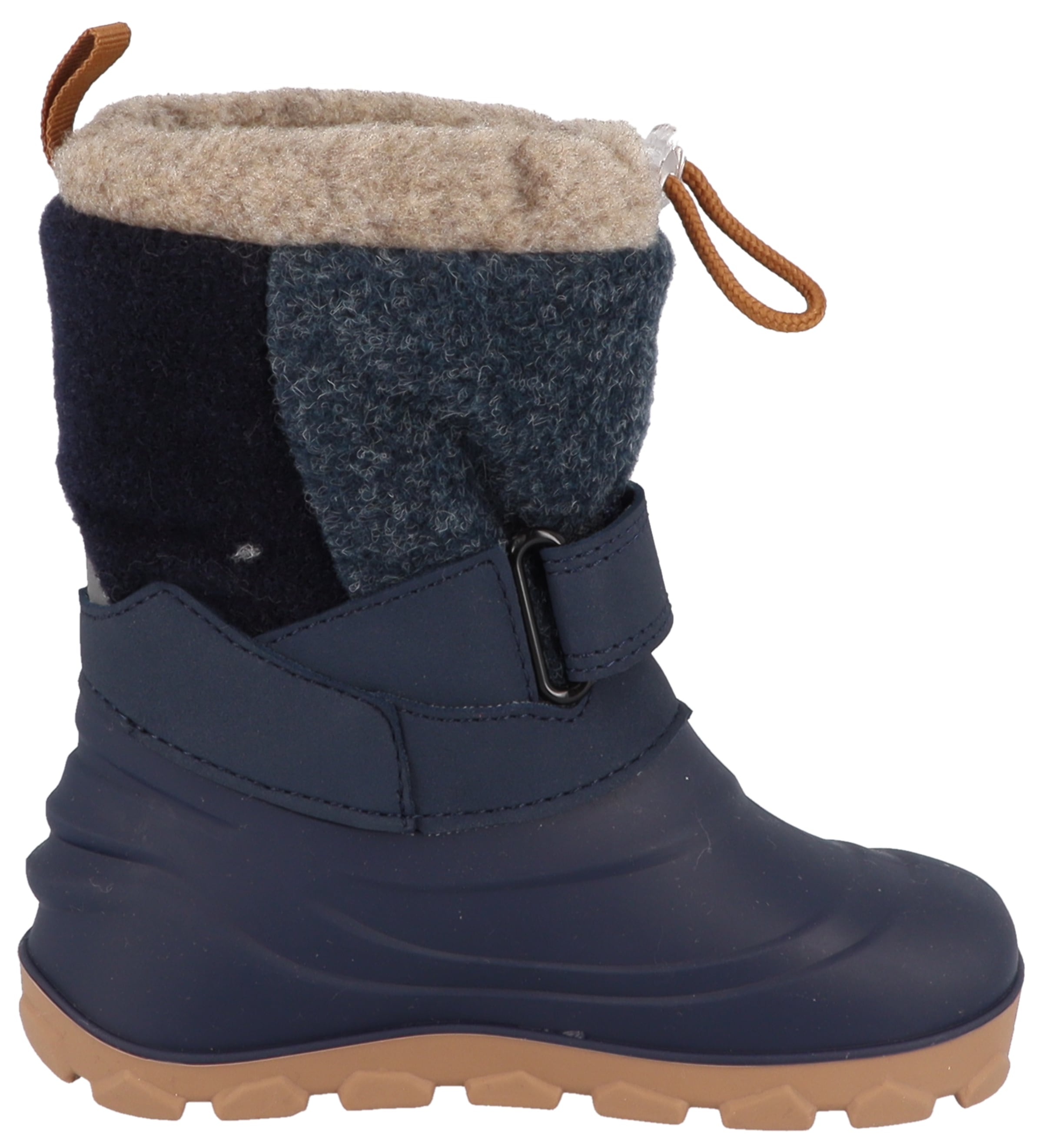 Lurchi Barfußschuh »Jan 1 Barefoot«  Winterboots, mit Kontrastbesatz, Größenschablone zum Download