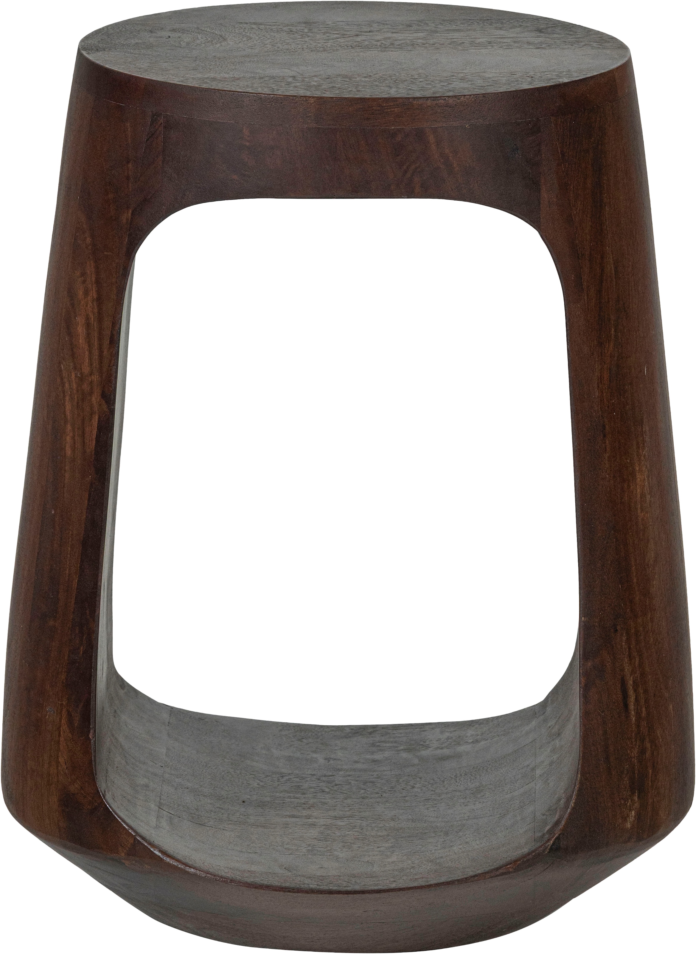 WOOOD Couchtisch »Bayo mit Massivmangoholz und organischer Form B 33 x T 33 x H 45 cm« Tragkraft 45–50 kg, ausschließlich Innenbereich, montiert geliefert
